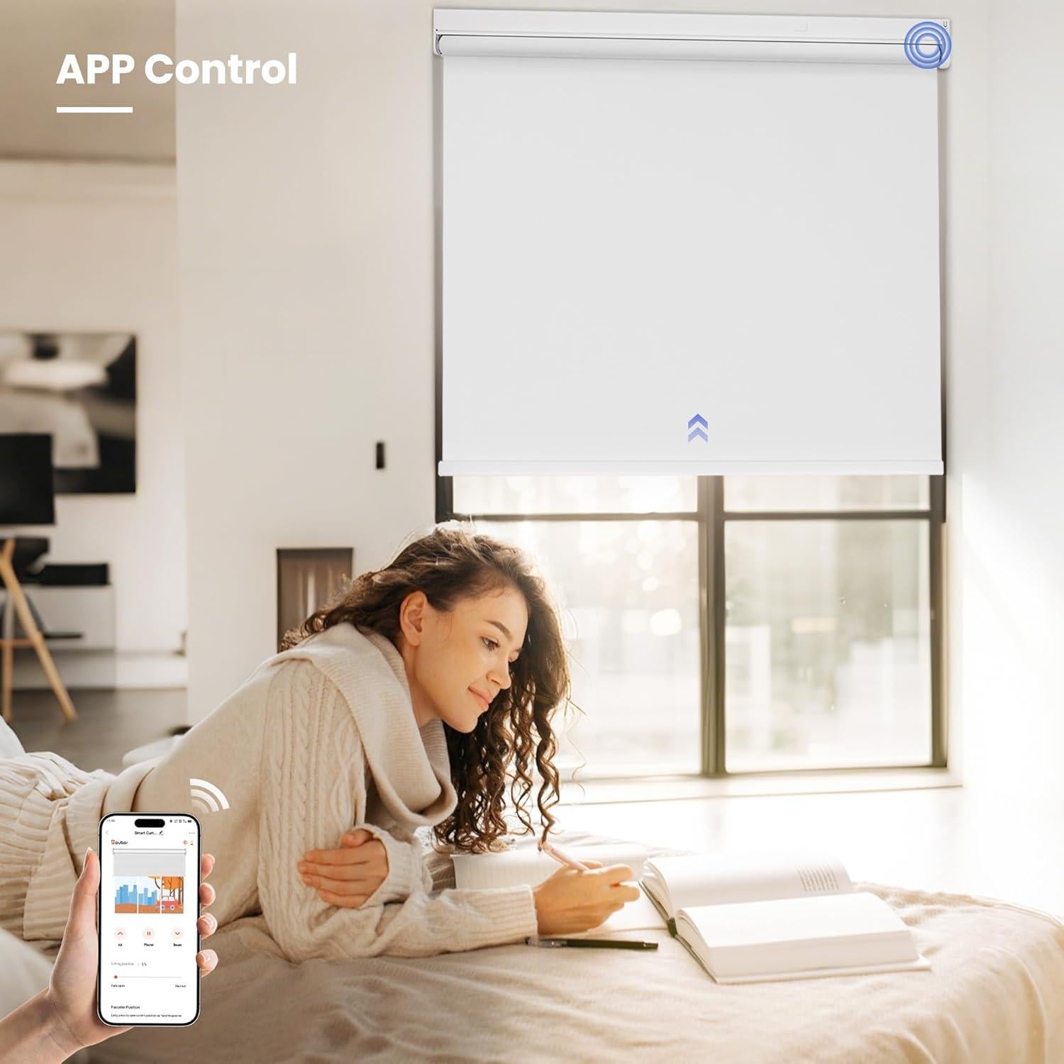 Persianas Motorizadas Allesin Roller Opacas 86,36x182,88cm