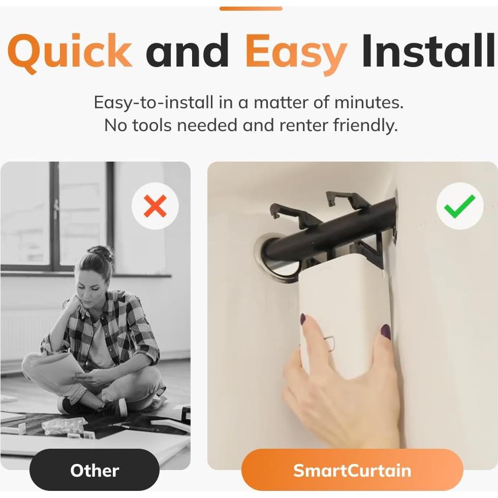 Cortina Inteligente RYSE Motorizada para Ventanas 0.83 kg