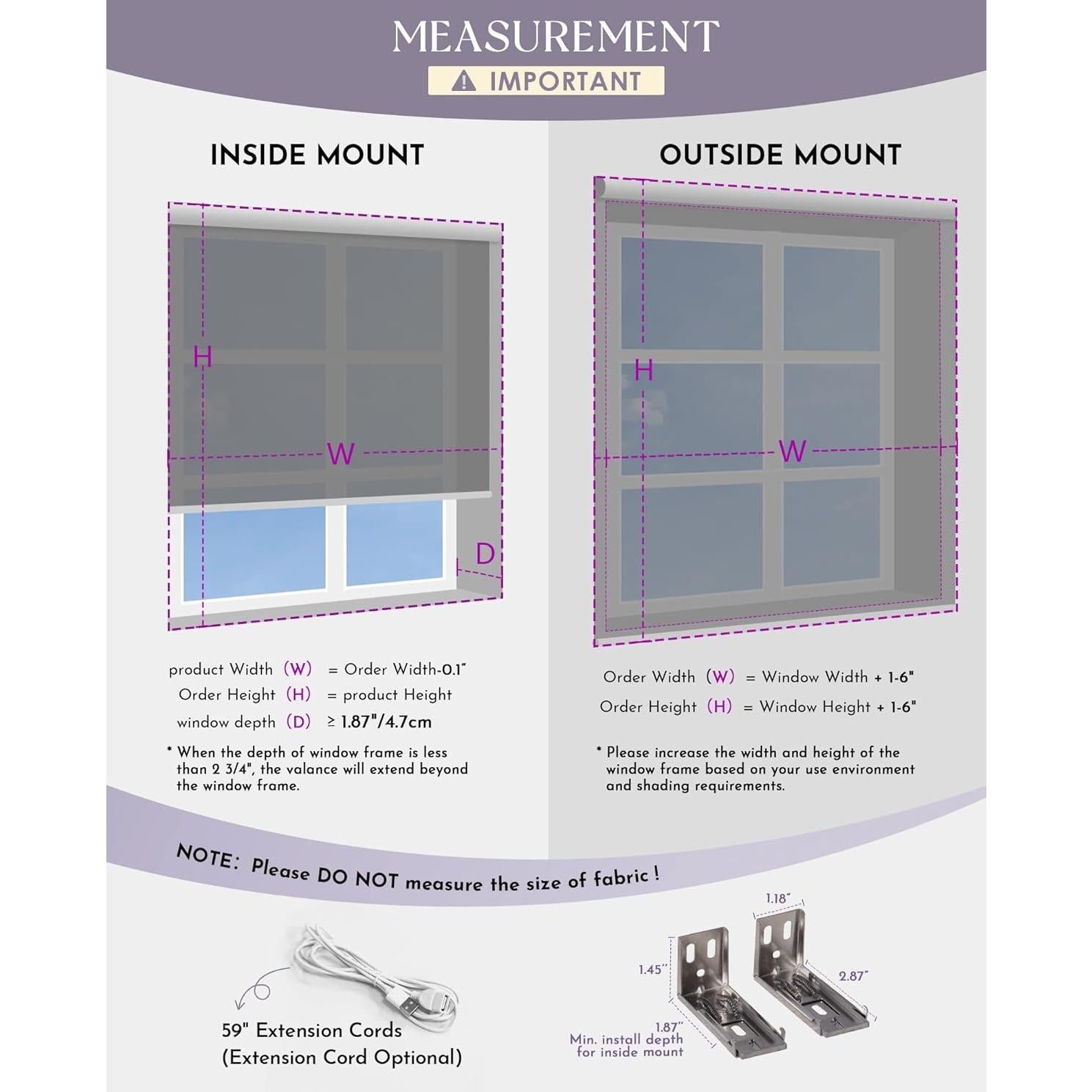 Cortinas Romanas Inteligentes Graywind 100% Opacas Control Remoto