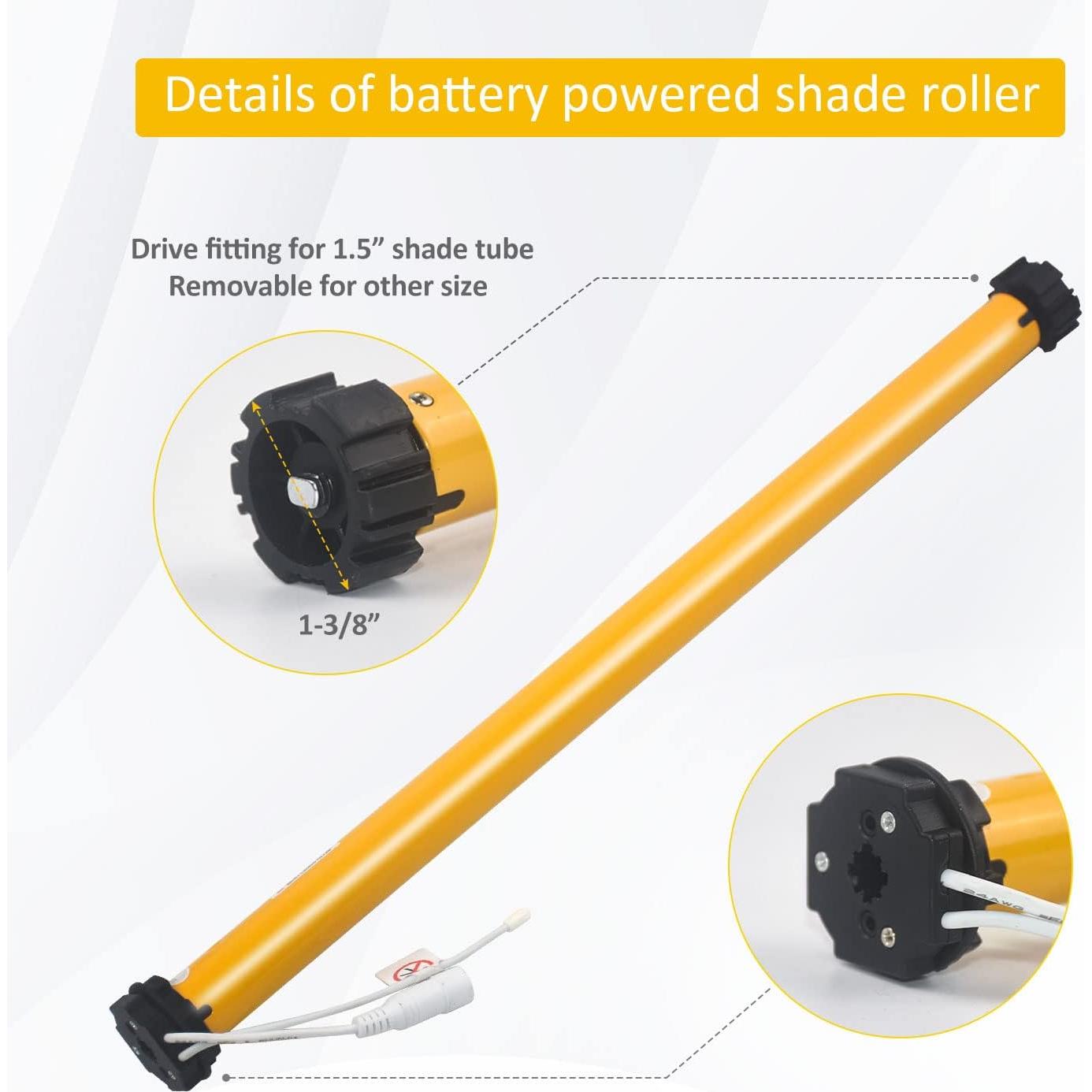 Motor de Persianas Recargable AOK AM25 con Control Remoto