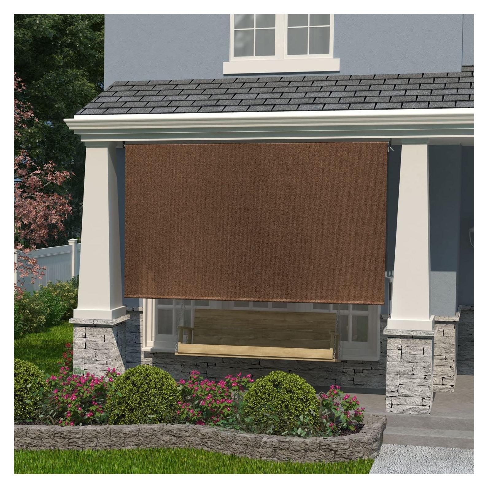 Cortina Enrollable Coolaroo 121,9x182,9cm Mocha UV 90%