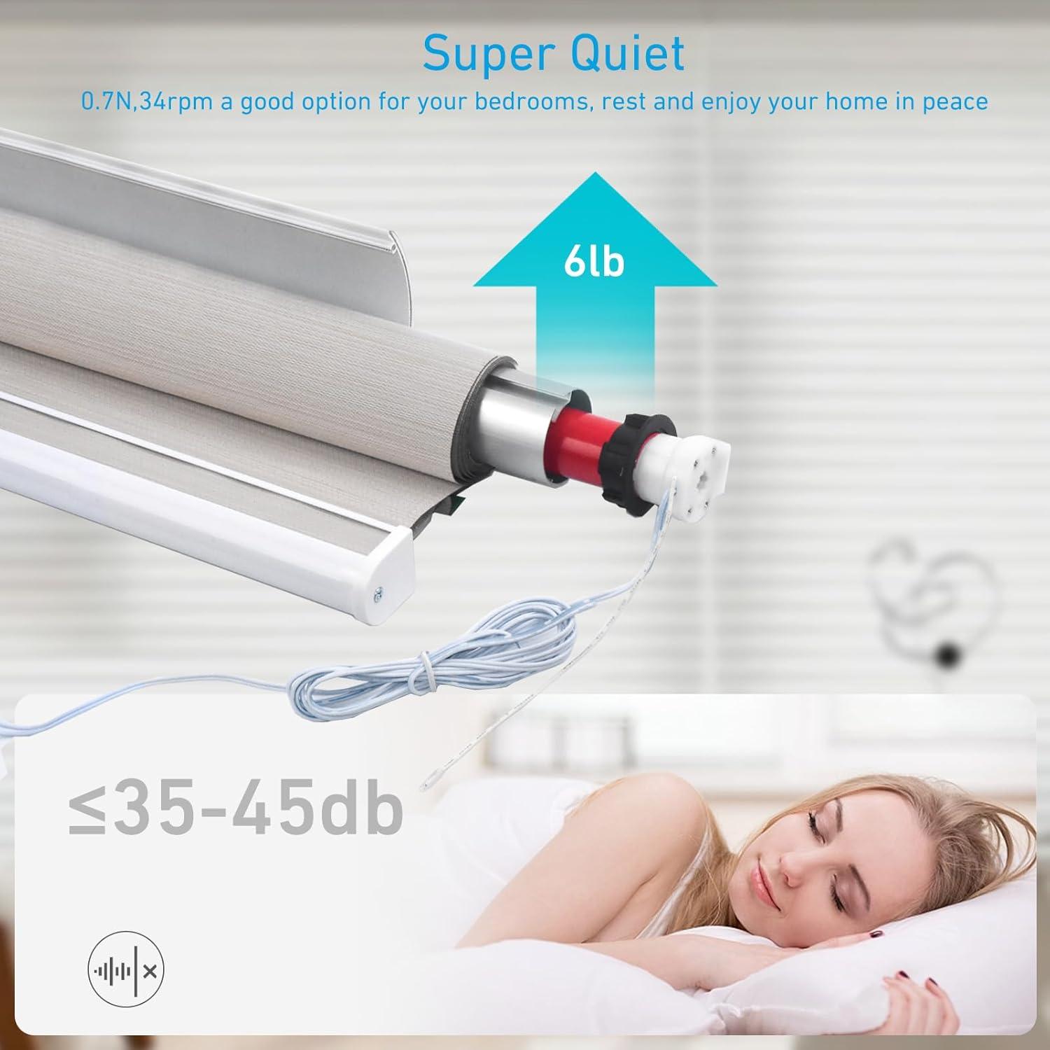 Motor de Sombra Rollerhouse 12V para Cortinas 38mm