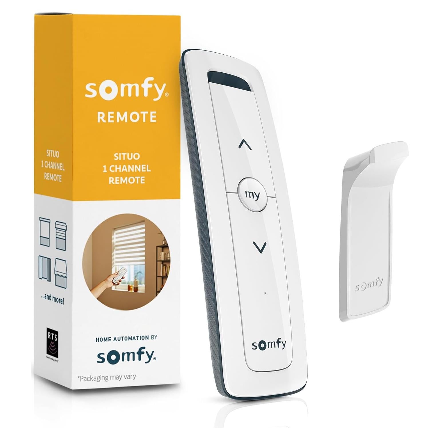 Control Remoto Somfy Situo 1 RTS Blanco para Cortinas