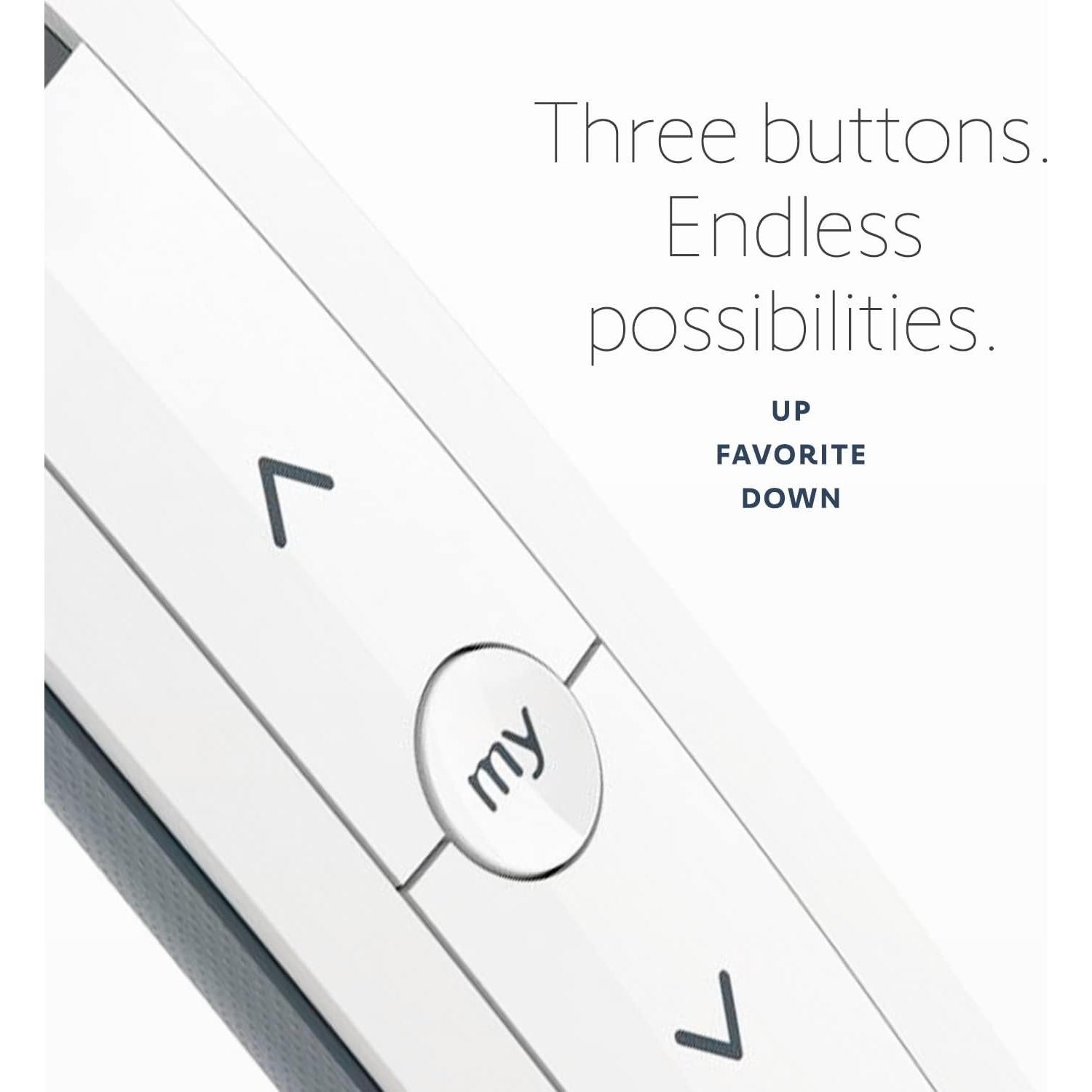 Control Remoto Somfy Situo 1 RTS Blanco para Cortinas