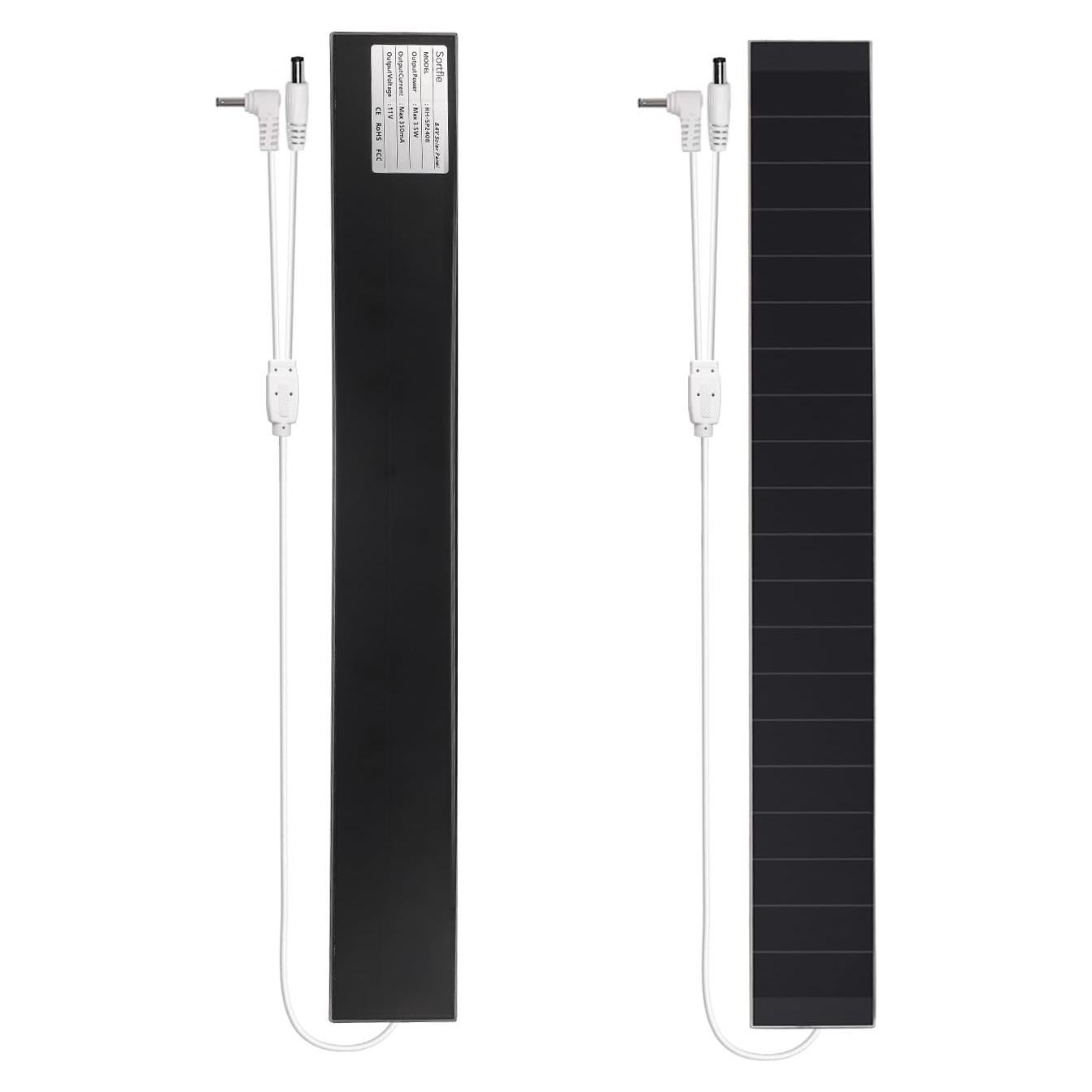 Panel Solar Delgado Sortfle 8.4V para Persianas Motorizadas