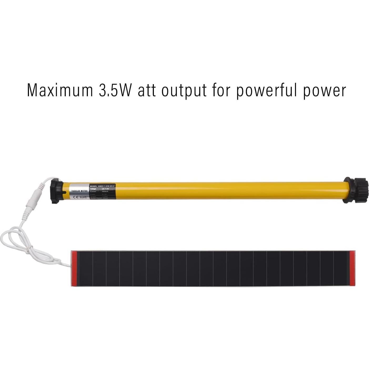 Panel Solar Delgado Sortfle 8.4V para Persianas Motorizadas