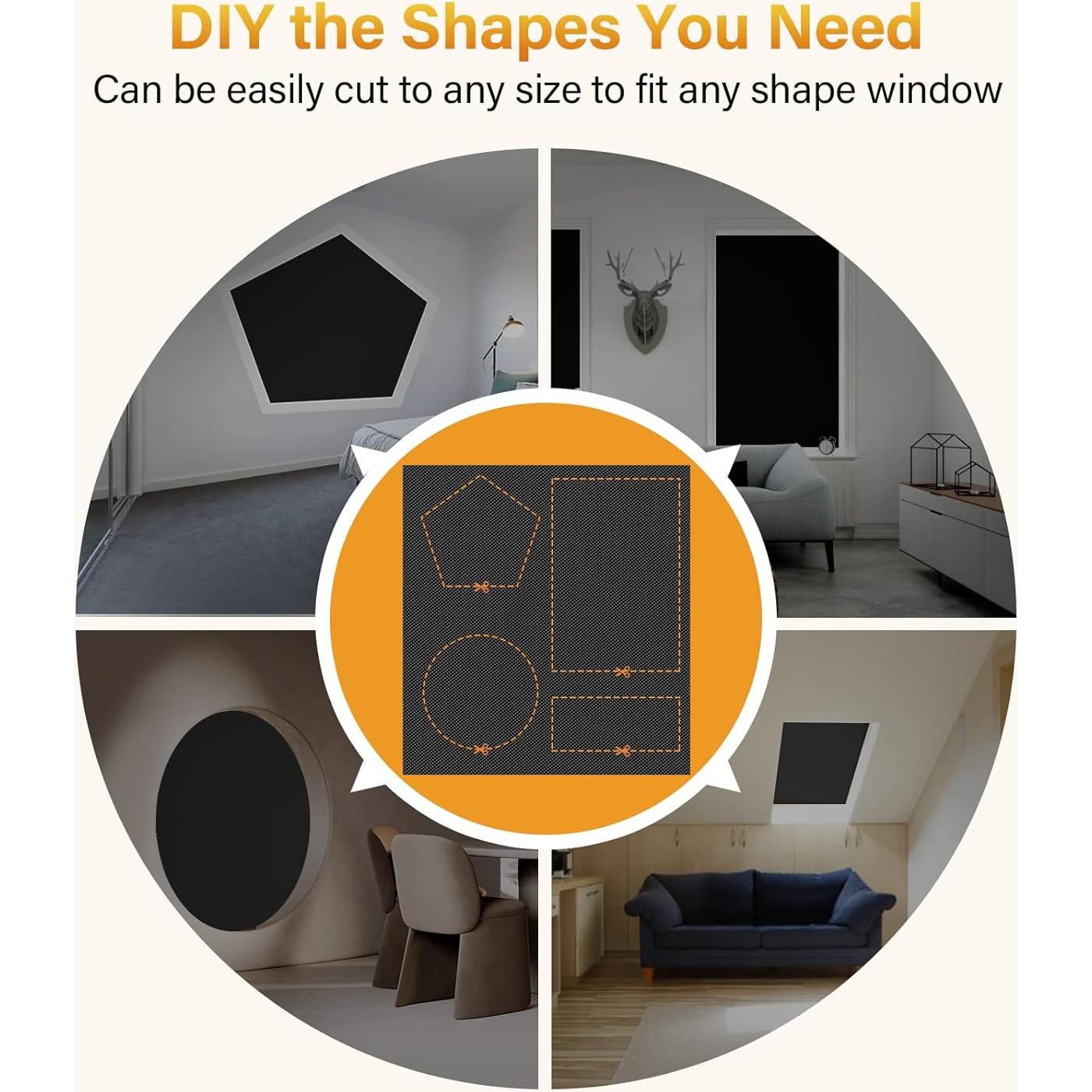 Cortinas Opacas Keeswin 299,72x144,78 cm para Dormitorio