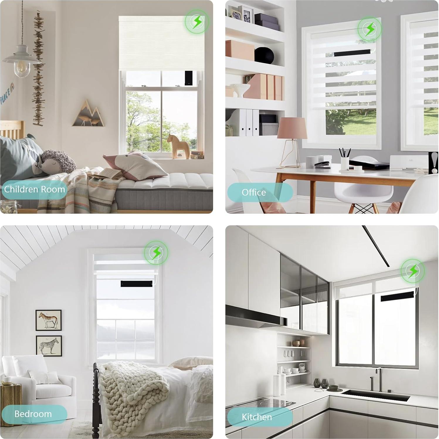 Panel Solar MING CHEN para Persianas Motorizadas USB-C 4.4W