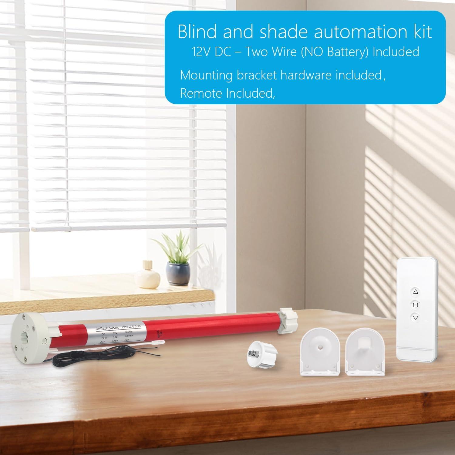 Motor de Persianas Rollerhouse 12V Control Remoto 2kg