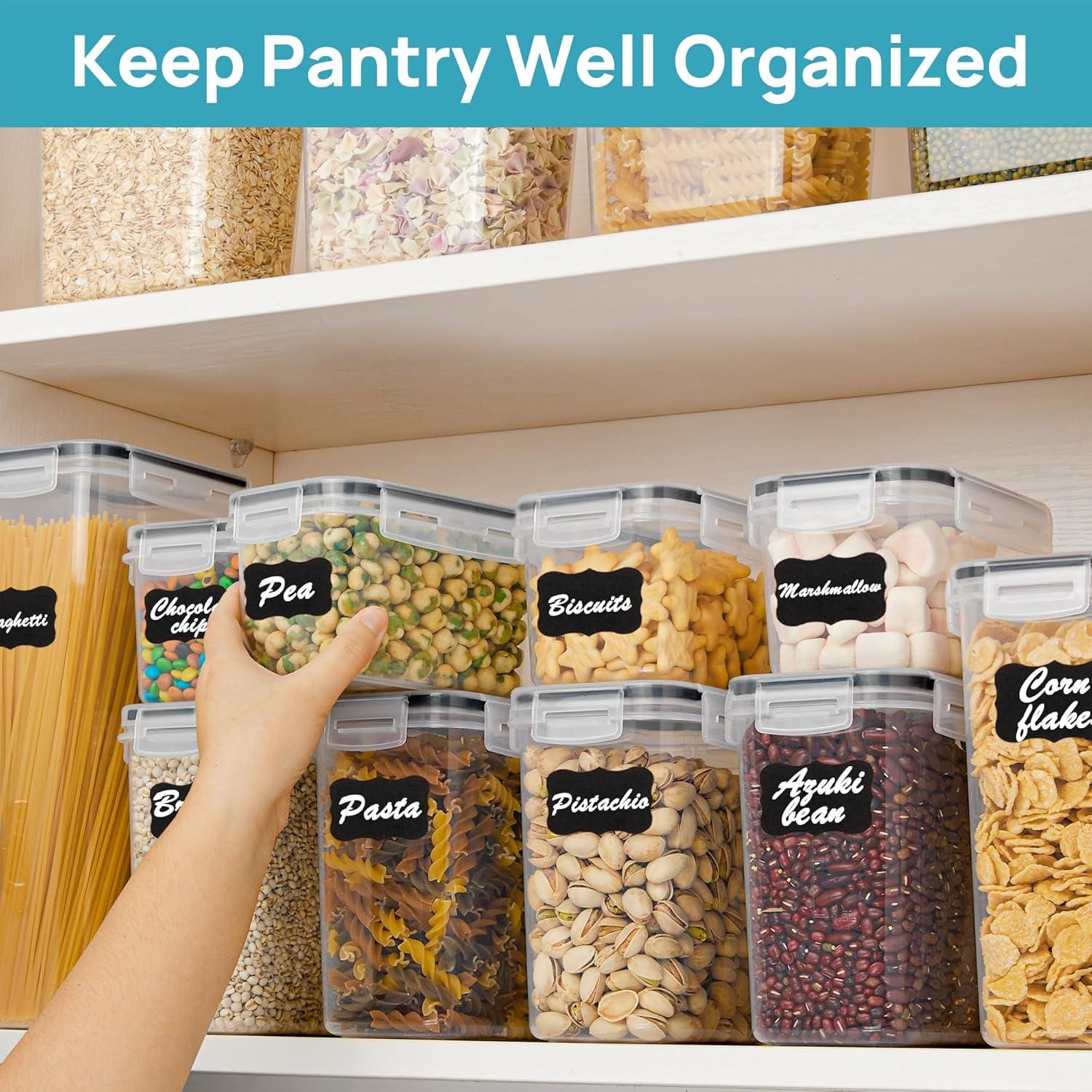 Juego de 15 Contenedores Herméticos Vtopmart 2.8L Plástico BPA