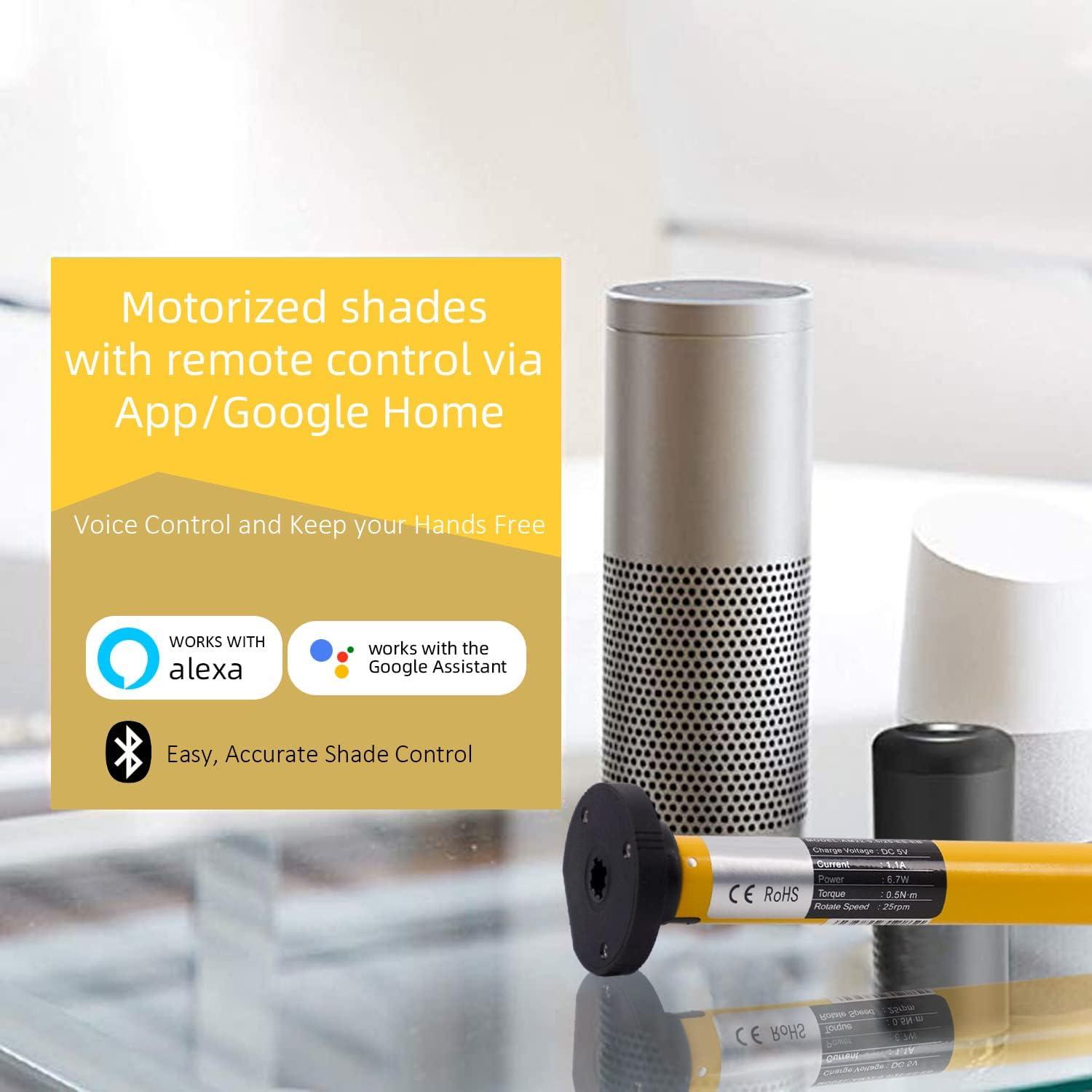 Motor de Persianas Sortfle Bluetooth 1.25" Control Remoto