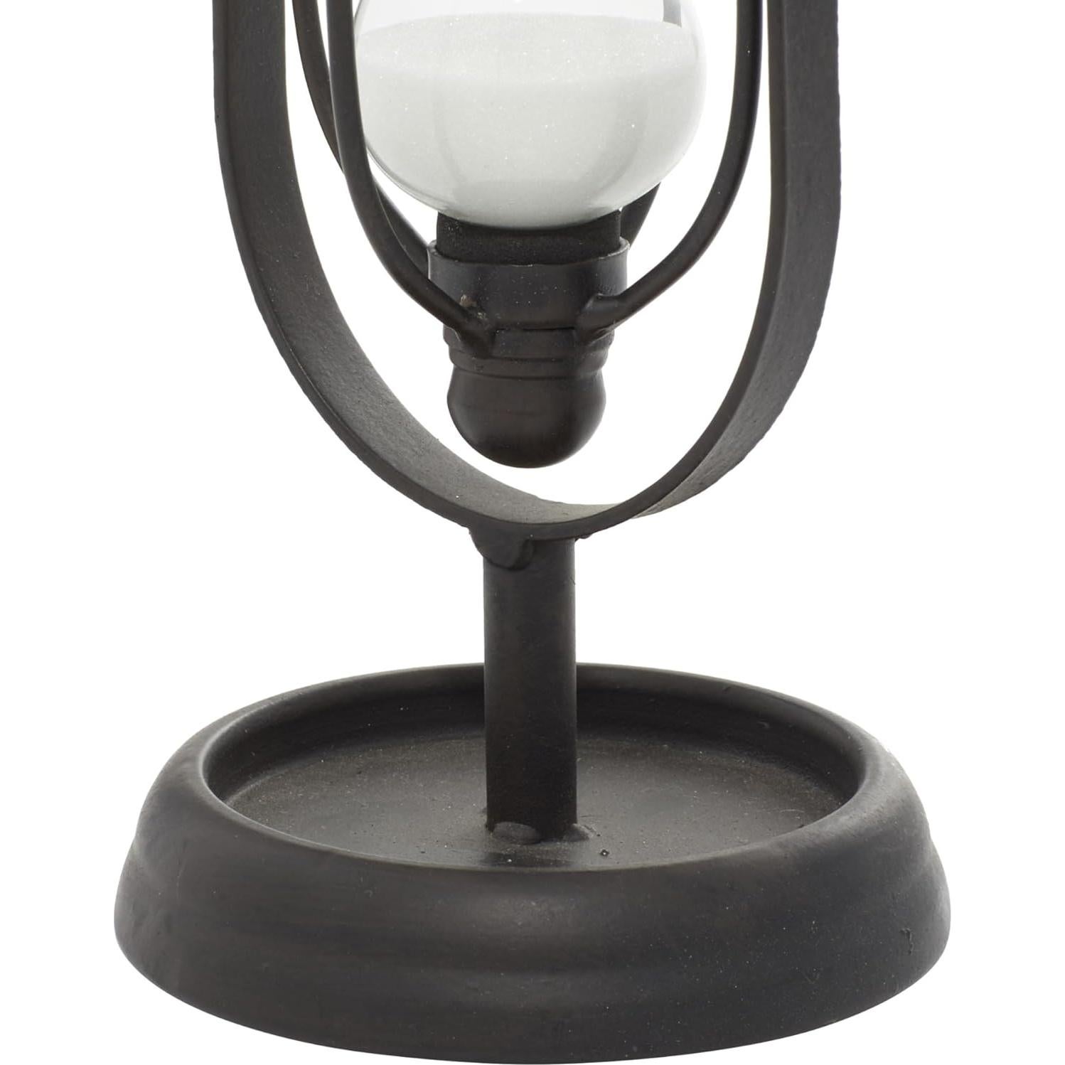 Temporizador de Arena Deco 79 Metal Negro 20,32 cm