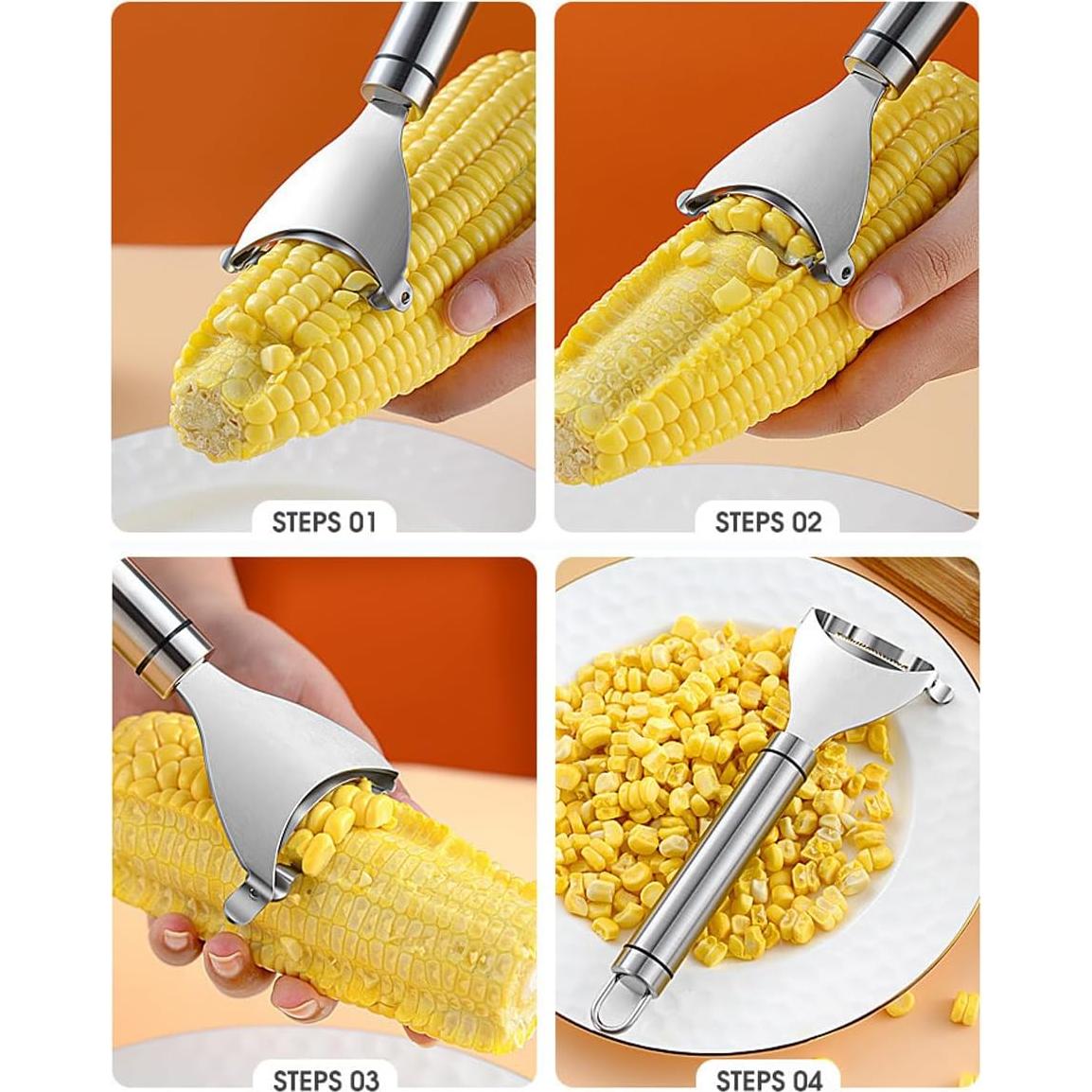 Pelador de Maíz Kunovo YMP Acero Inoxidable 2 Pcs
