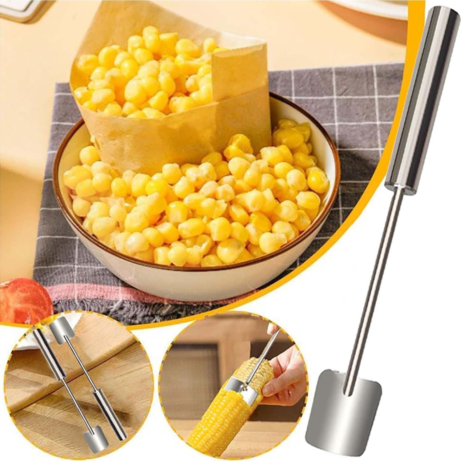 Pelador de maíz JILITSE de acero inoxidable ergonómico