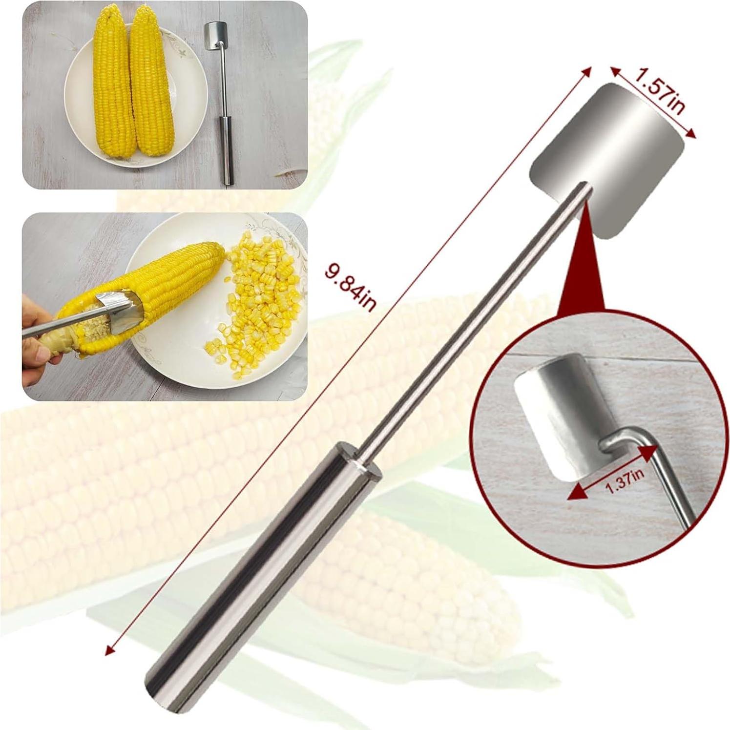 Pelador de maíz JILITSE de acero inoxidable ergonómico