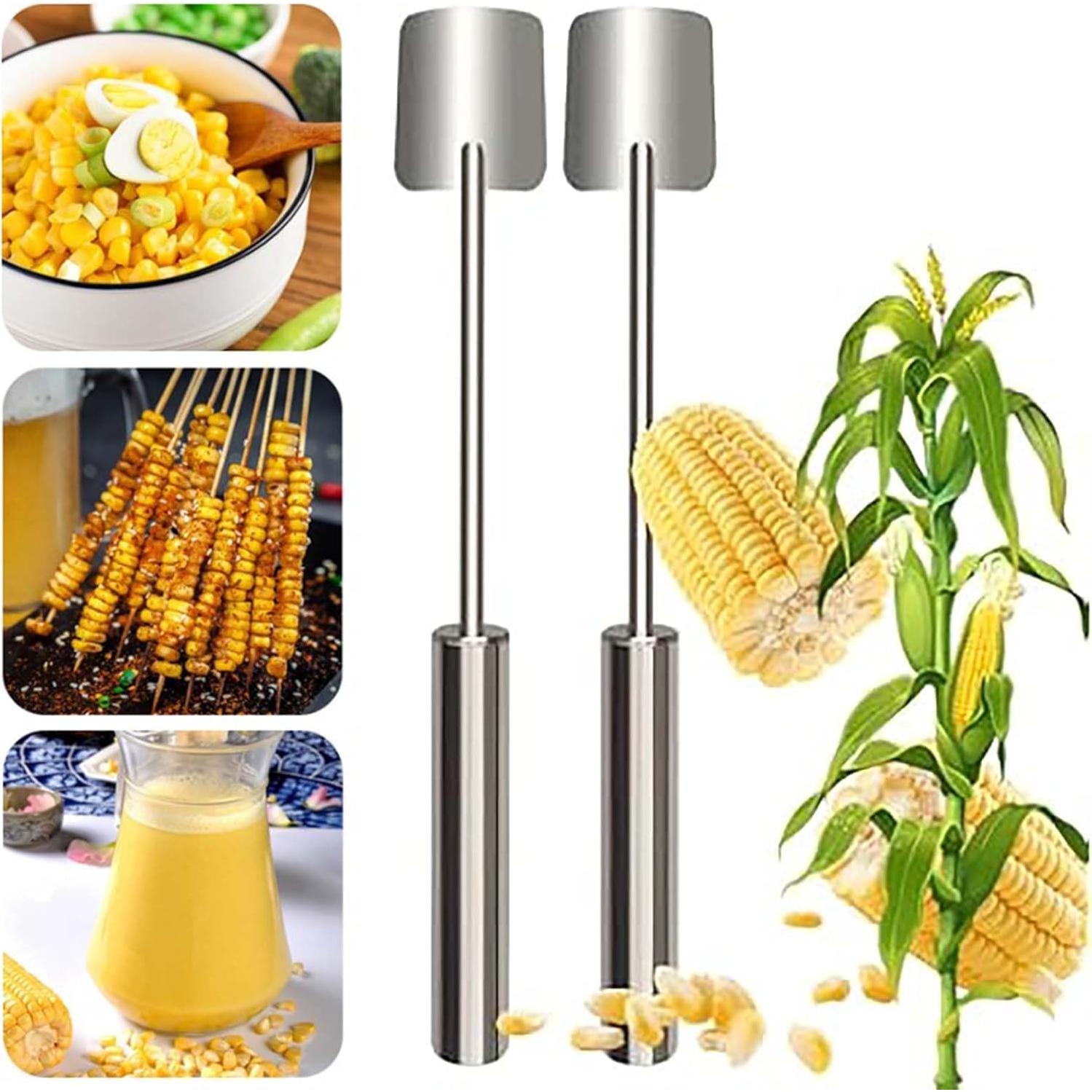 Pelador de maíz JILITSE de acero inoxidable ergonómico