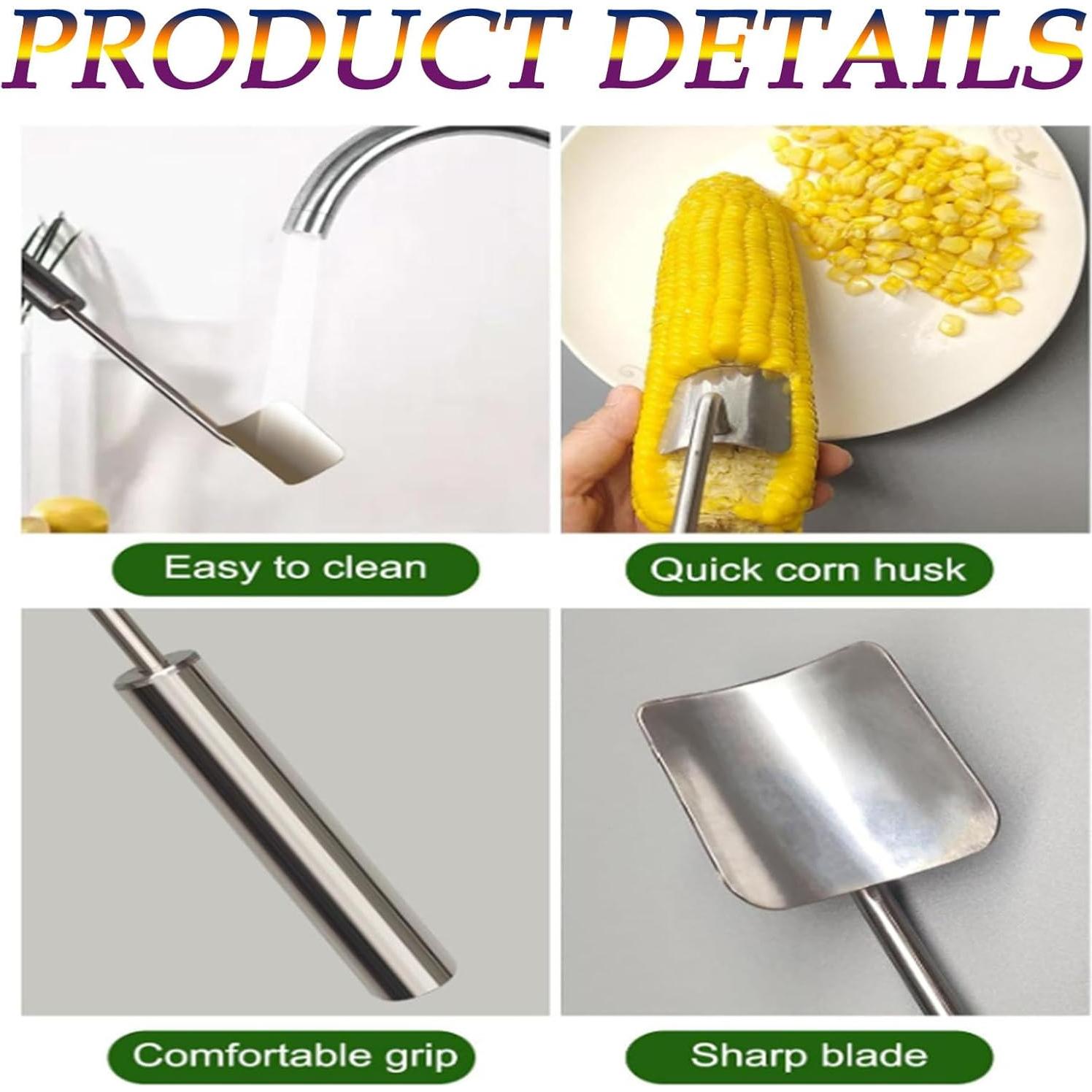 Pelador de Maíz Qiutdisn Acero Inoxidable 28x5.9x4.4 cm