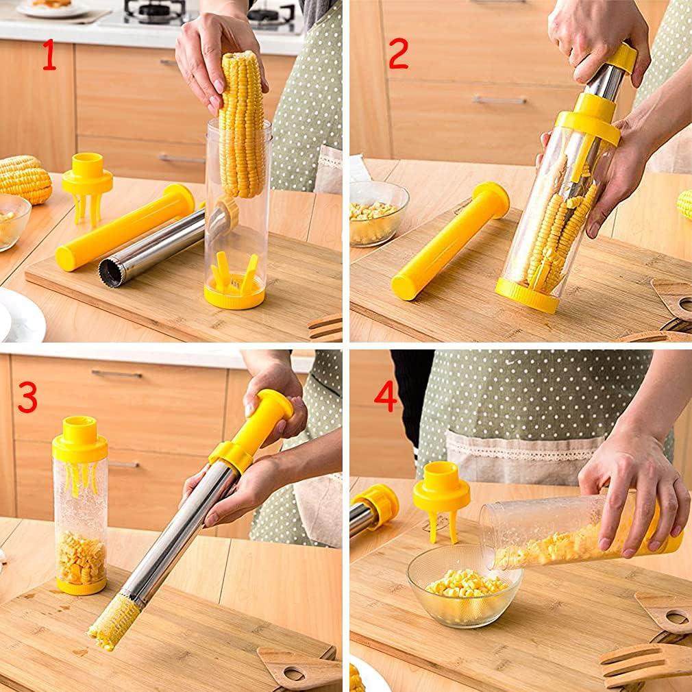 Desgranador de Maíz QNQA, Acero Inoxidable, 26.67 cm