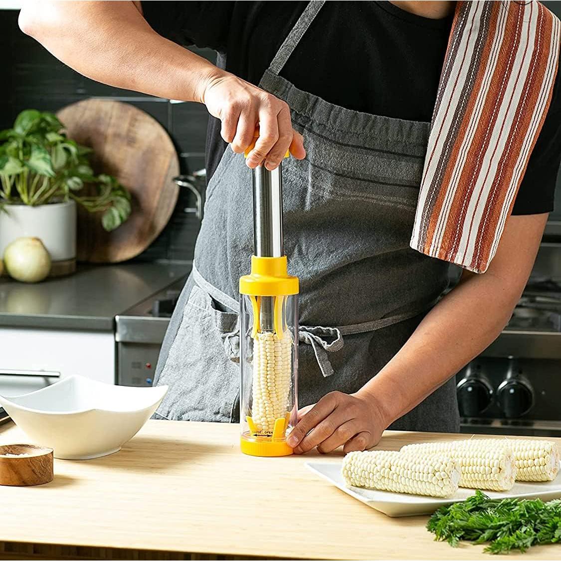 Desgranador de Maíz QNQA, Acero Inoxidable, 26.67 cm