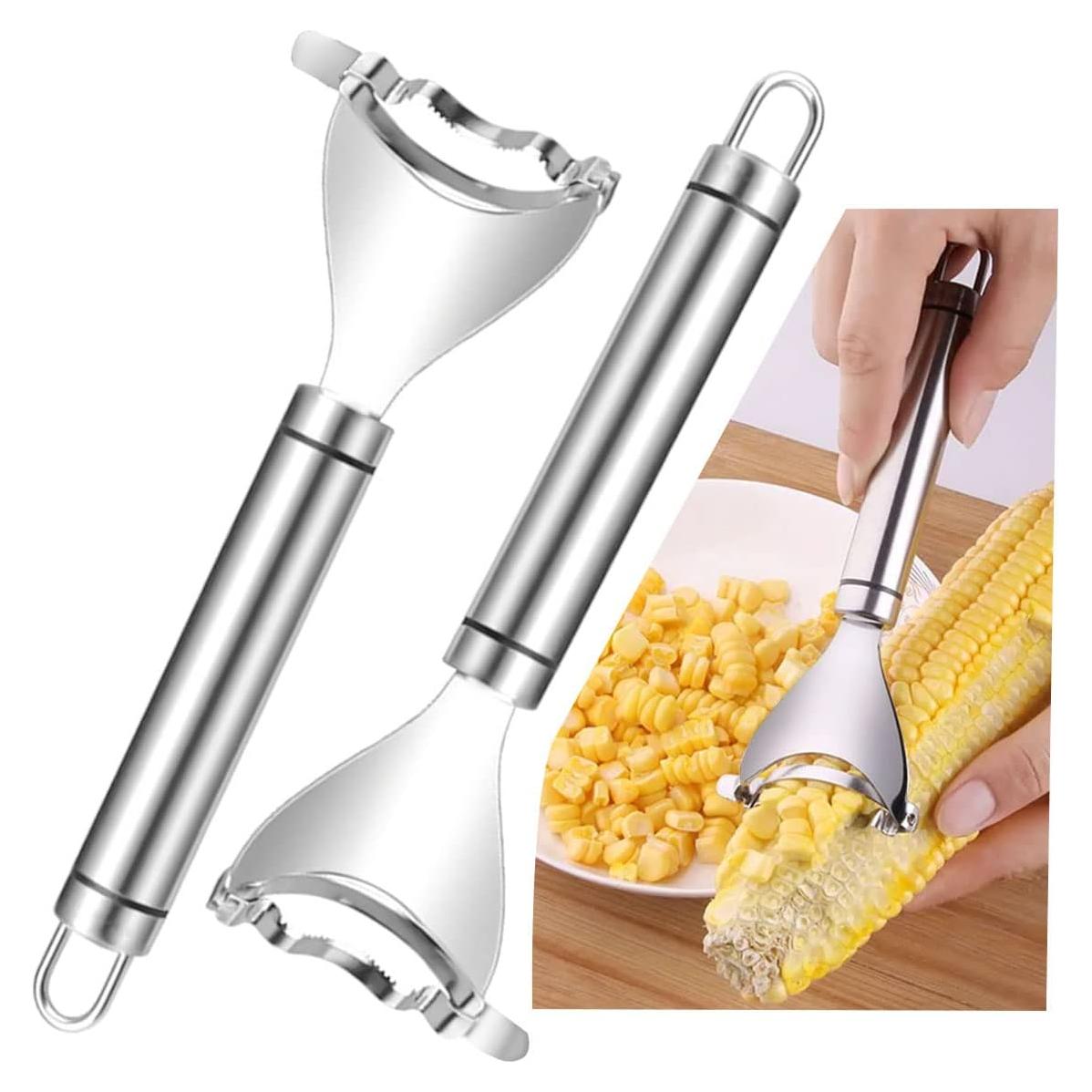 Pelador de Maíz Ergonómico Acero Inoxidable CANIPHA 2 Pcs