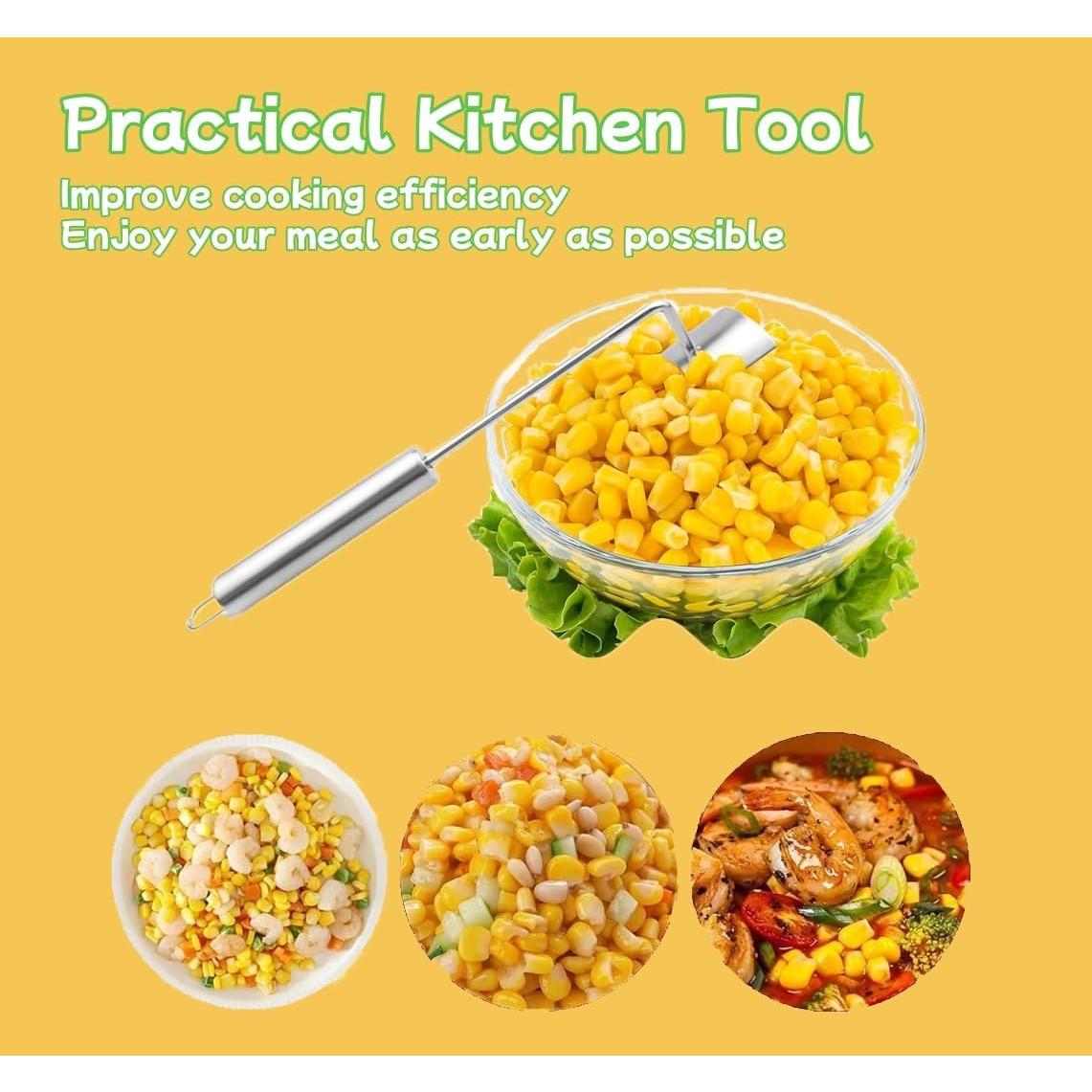 Pelador de Maíz Nicerice Acero Inoxidable 25x9.6 cm