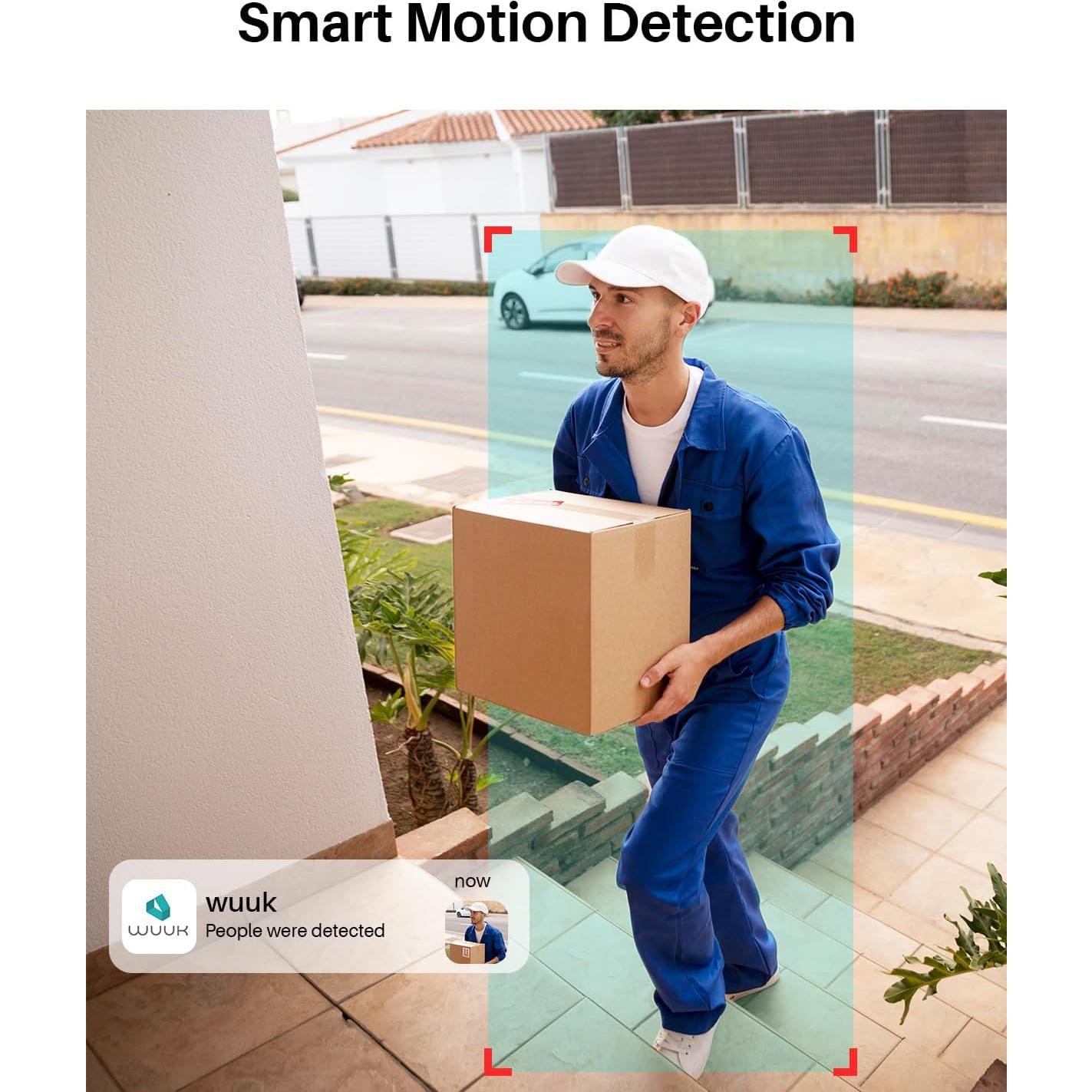 Cámara de Timbre WUUK 2K Inalámbrica con Base y 32GB