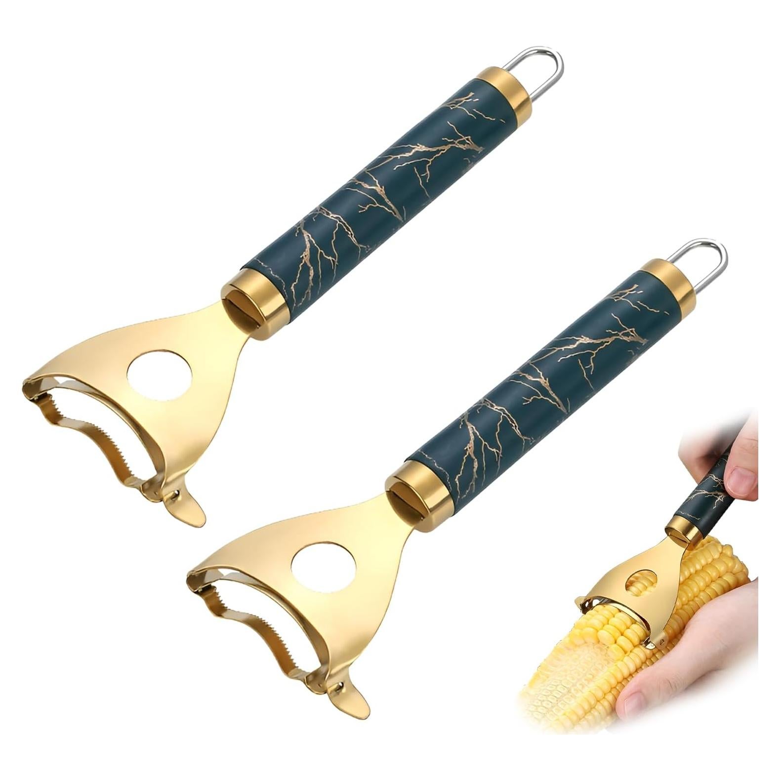 Desgranador de Maíz SAMIQU 2025 Acero Inoxidable 2 Piezas