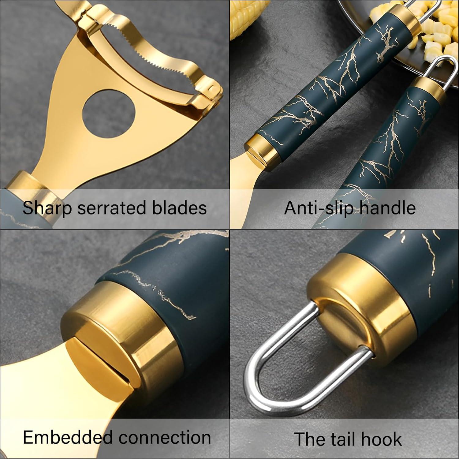 Desgranador de Maíz SAMIQU 2025 Acero Inoxidable 2 Piezas