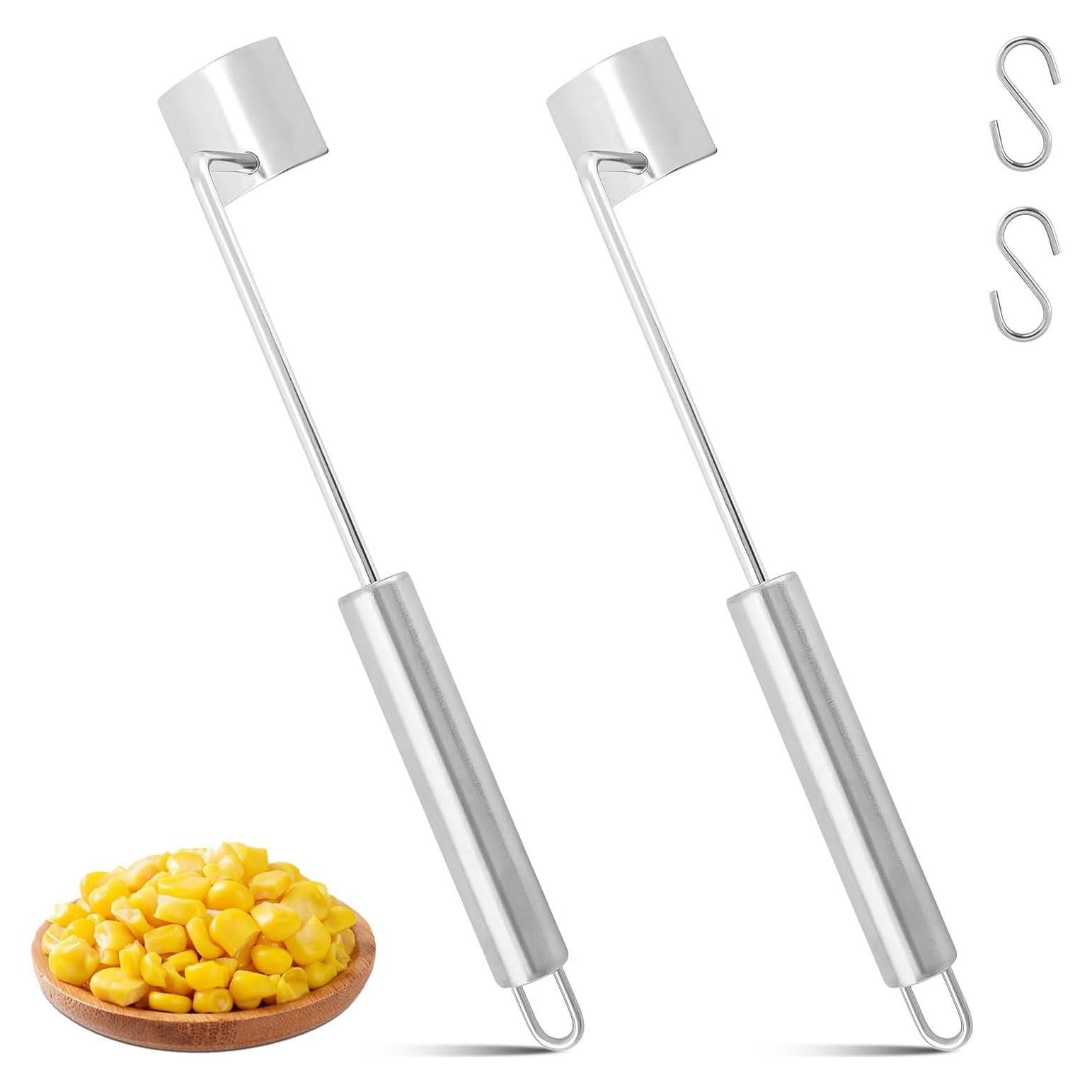 Pelador de Maíz Acero Inoxidable MAYIT 2 Piezas