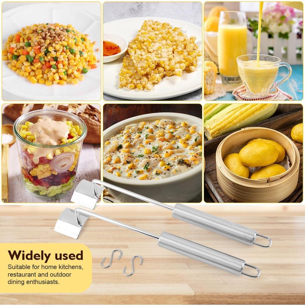 Pelador de Maíz Acero Inoxidable MAYIT 2 Piezas