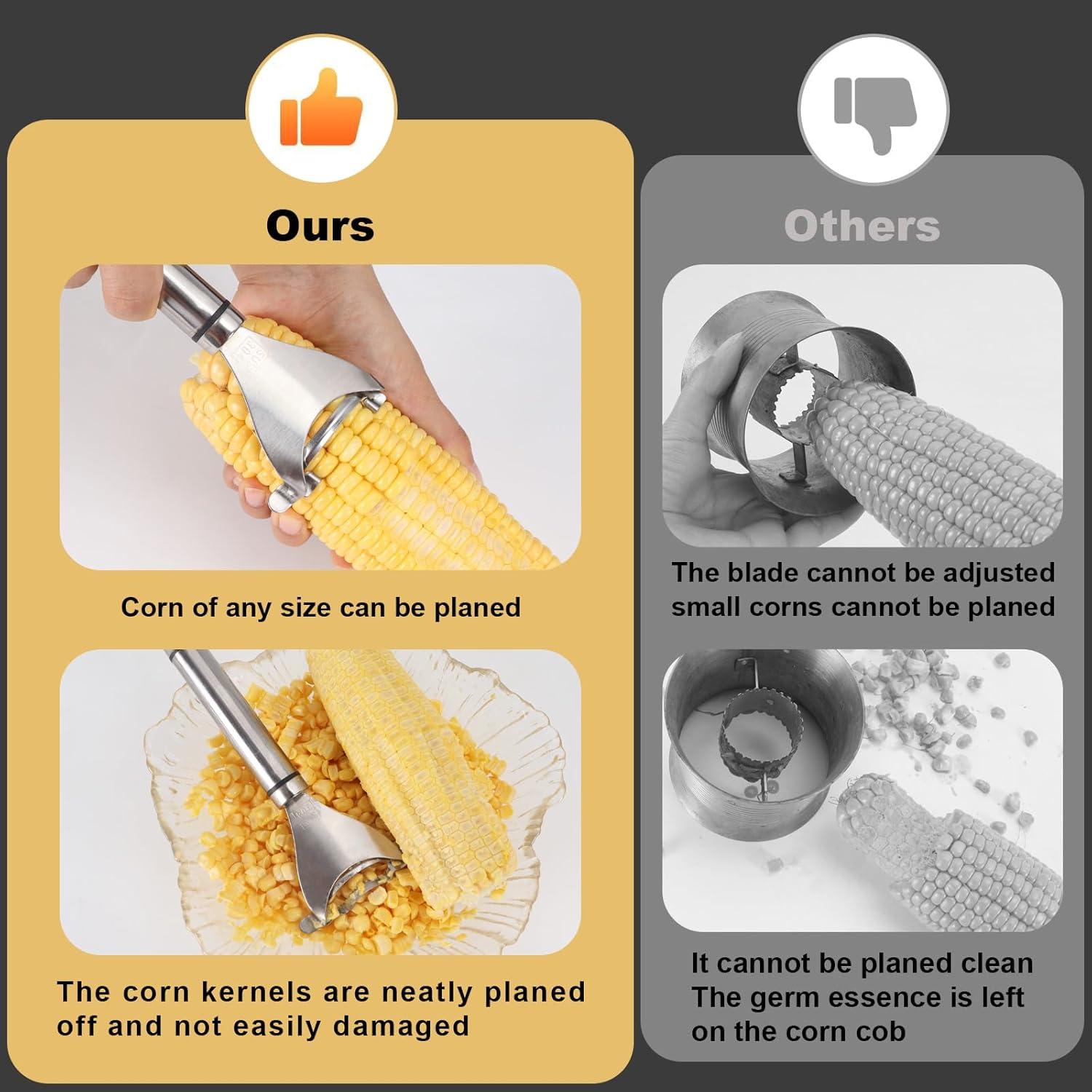 Pelador de Maíz AUGHOA Acero Inoxidable 304 18.5 cm