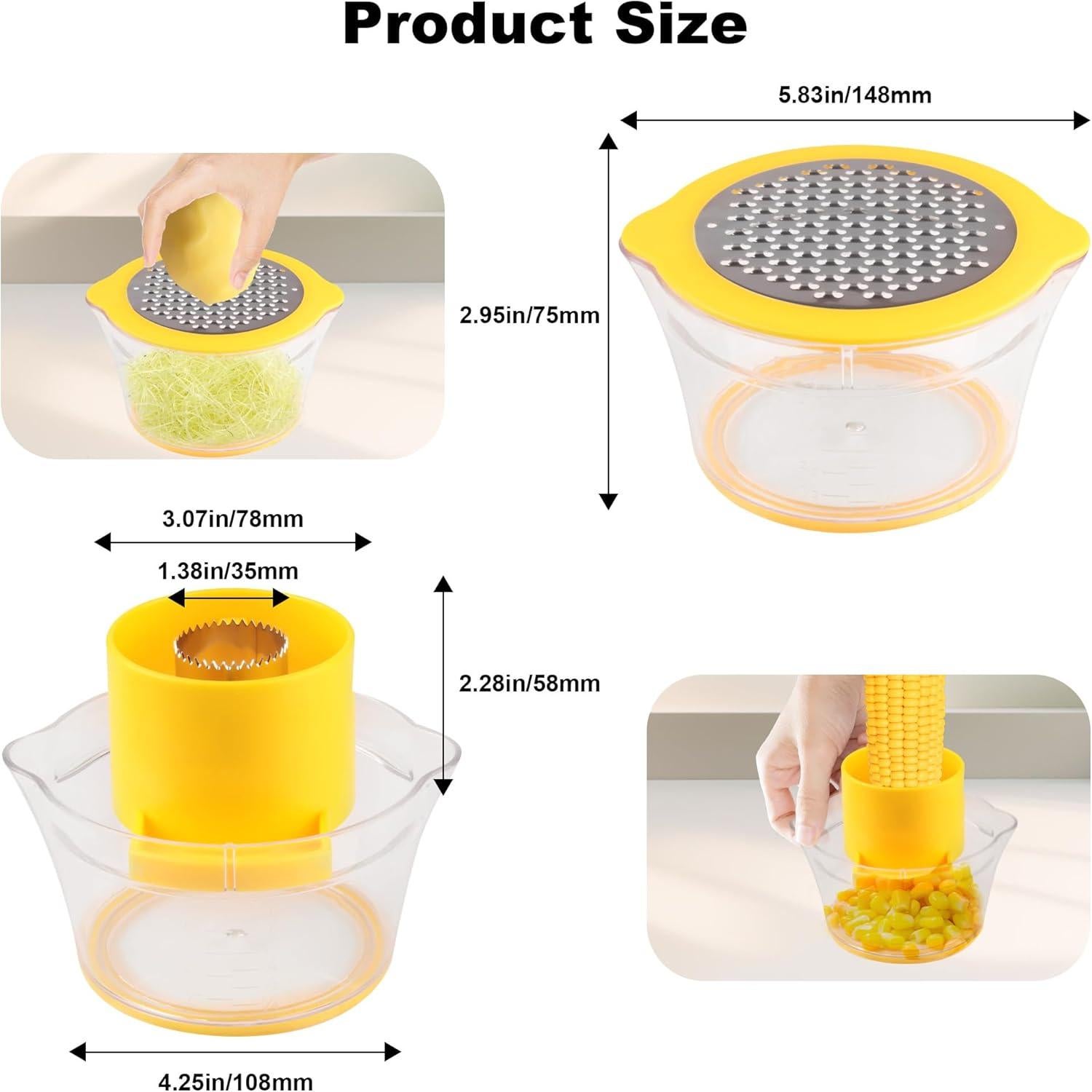 Destripador de Maíz IURRDOP con Rallador y Cuchilla Inoxidable