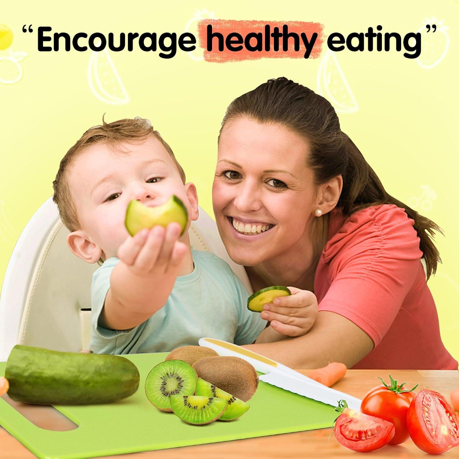 Juego de cuchillos Montessori para niños 28 piezas - Suhctuptx