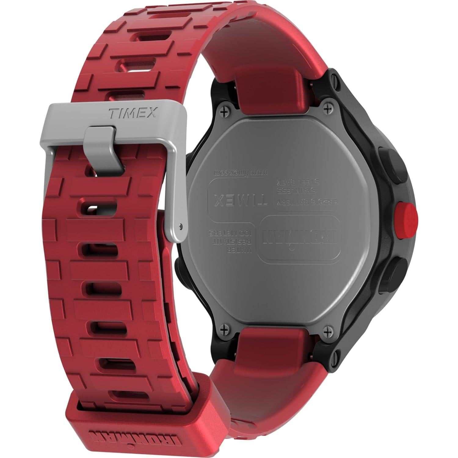 Reloj Timex Unisex Ironman T200 42mm Correa Roja Digital