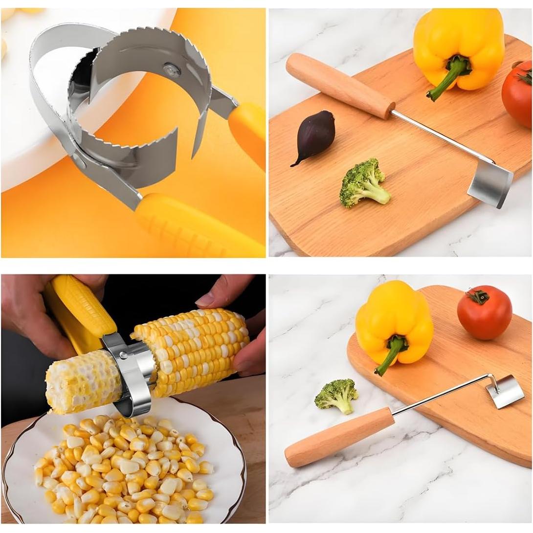 Juego de Herramientas para Desgranar Maíz JOMIHONEY 2 en 1