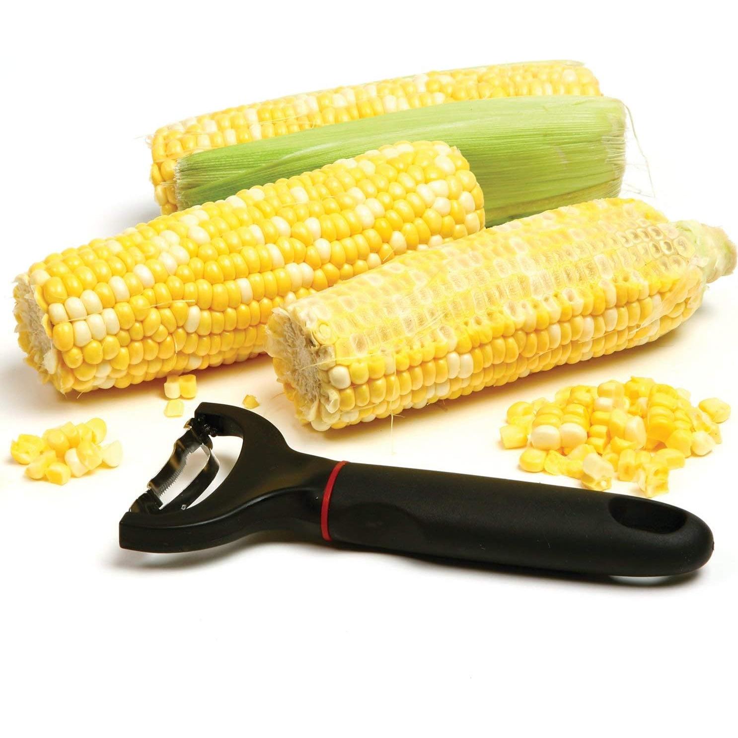 Cortador de Maíz Norpro GripEZ, Acero Inoxidable, Ergonomico