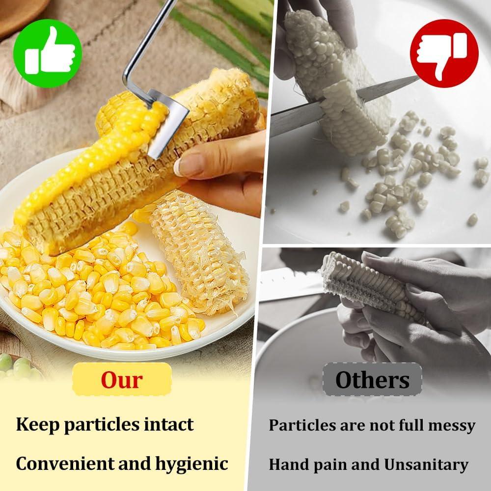 Pelador de maíz SORNEICDR 2 piezas acero inoxidable