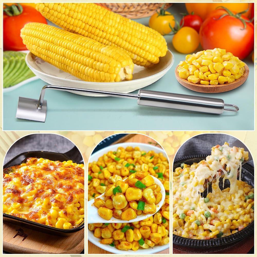 Pelador de maíz SORNEICDR 2 piezas acero inoxidable