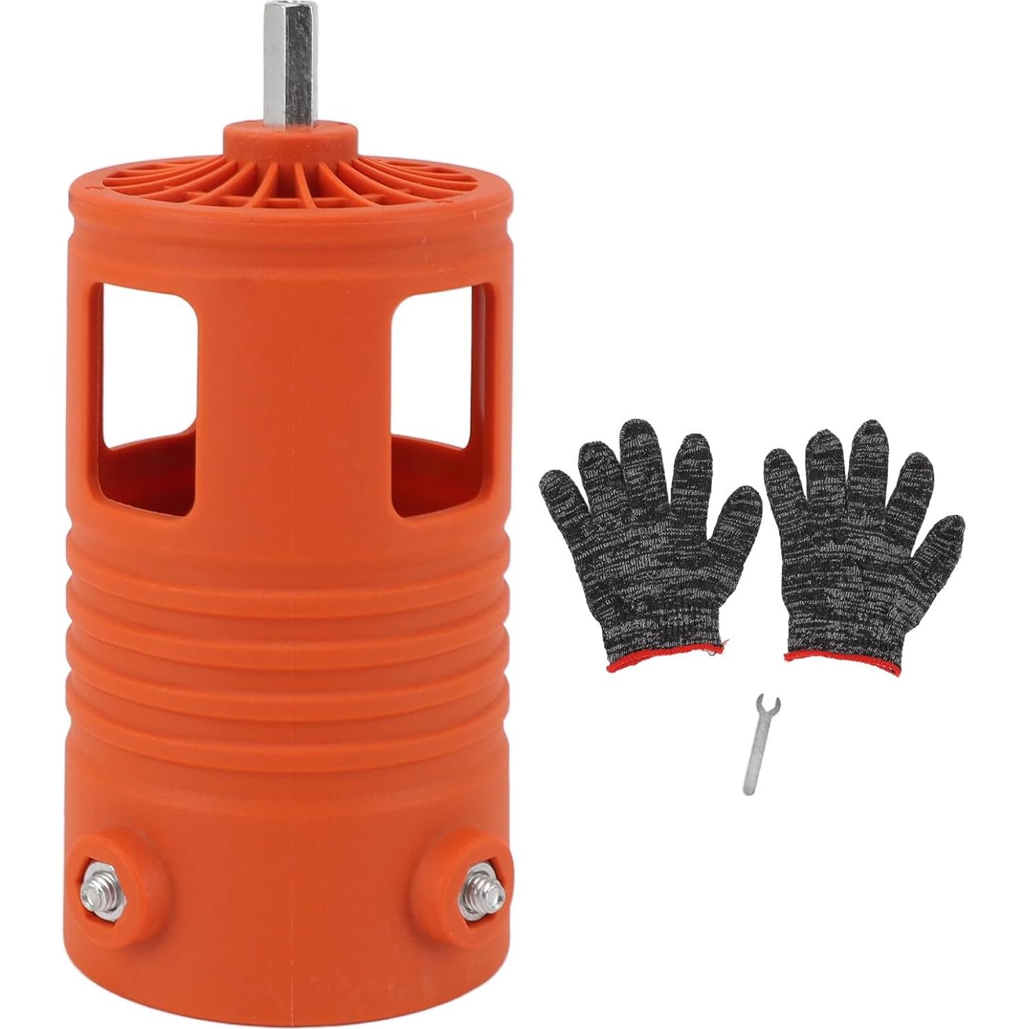 Desgranador de Maíz Eléctrico Rushbom con Guantes y Llave