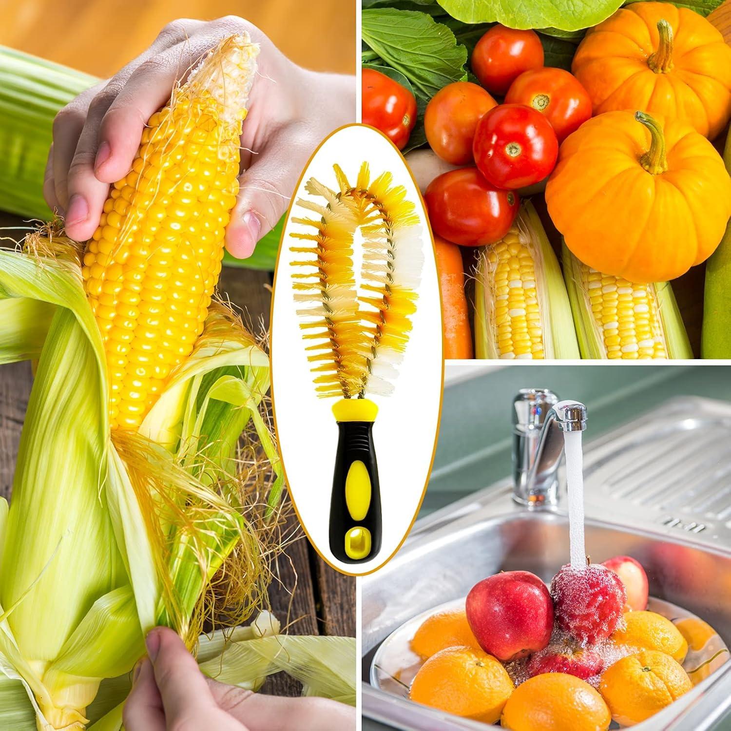 Cepillo Removedor de Seda de Maíz DOMUEN con Mango Ergonómico