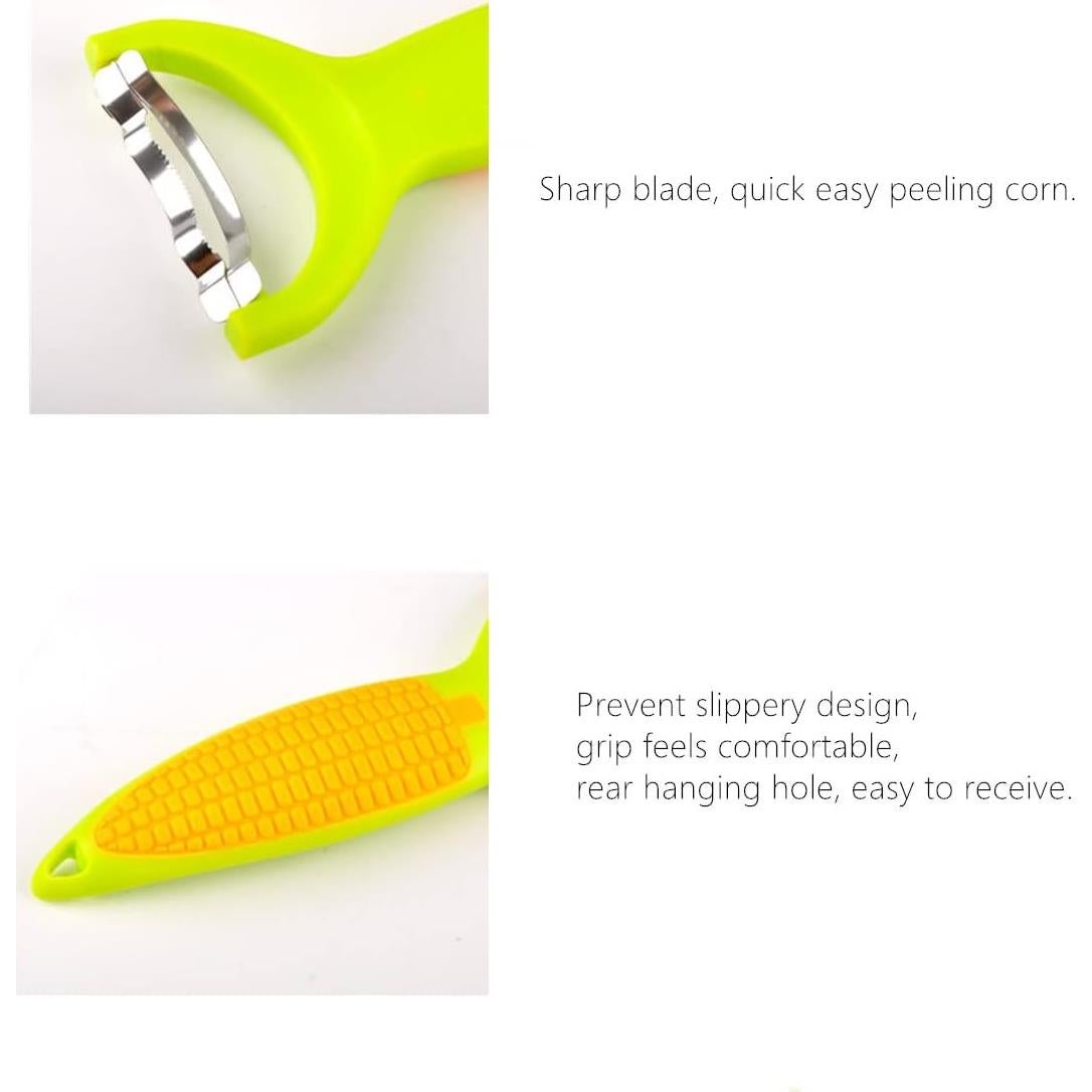 Desgranador de Maíz RUITASA 2PCS Acero Inoxidable Verde