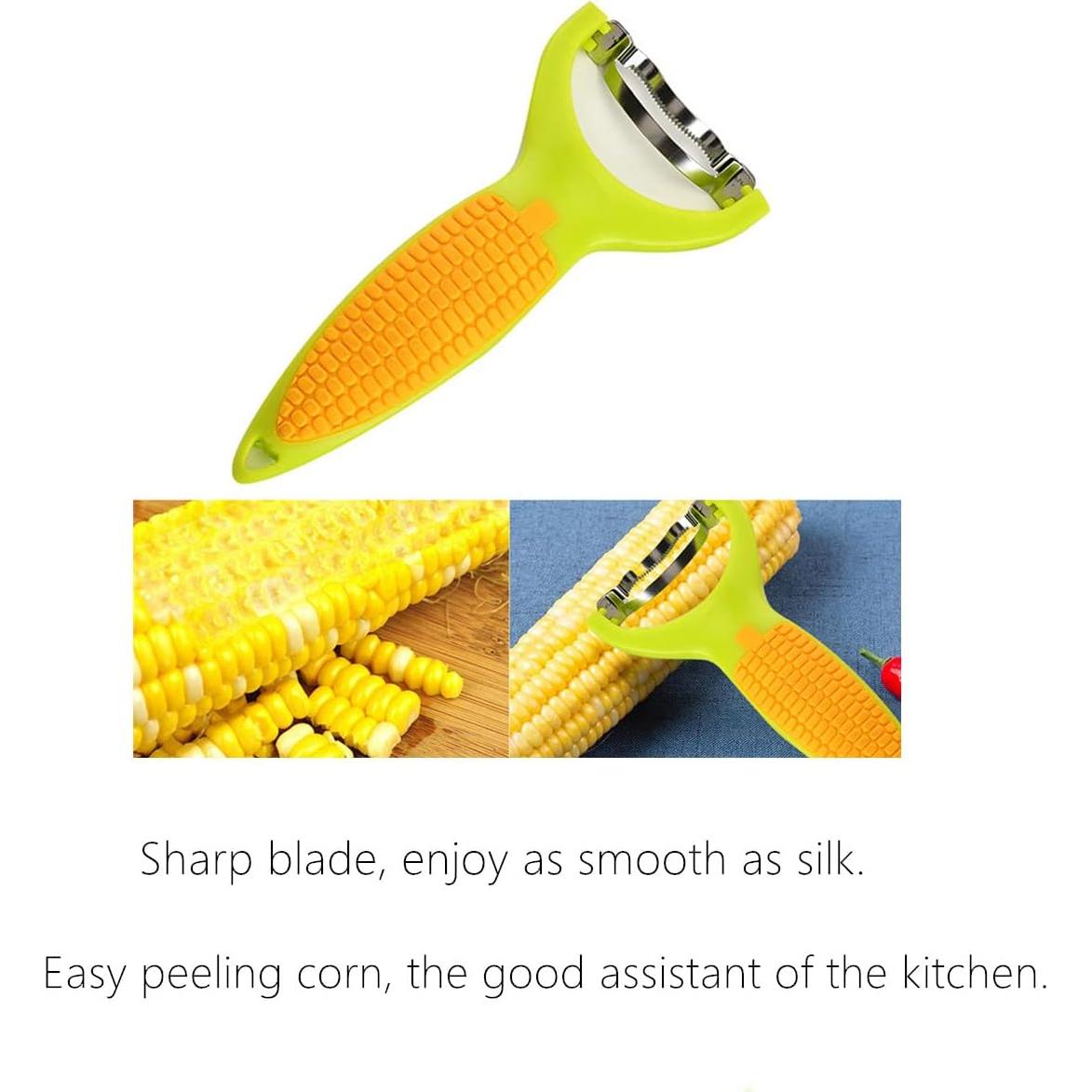 Desgranador de Maíz RUITASA 2PCS Acero Inoxidable Verde