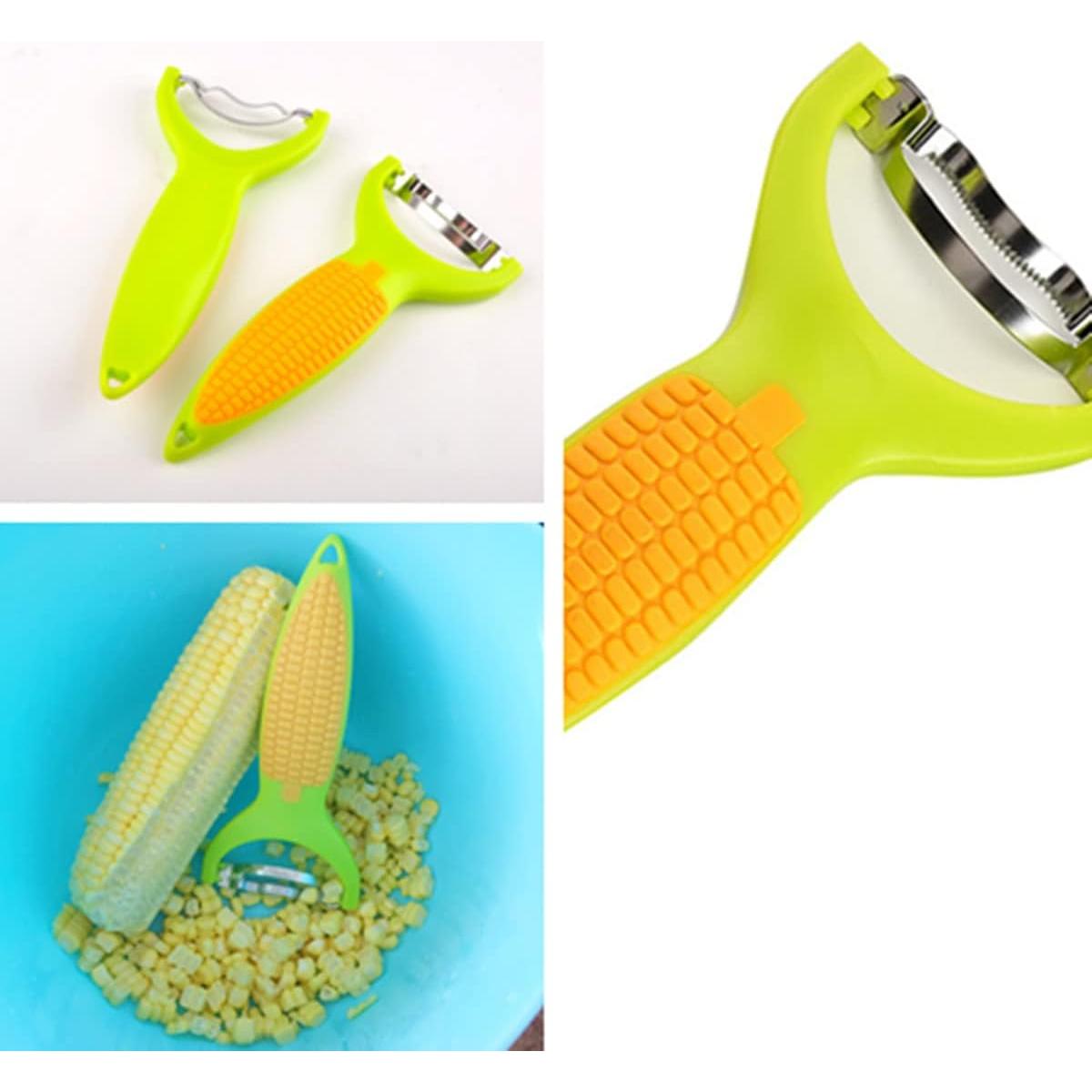 Desgranador de Maíz RUITASA 2PCS Acero Inoxidable Verde