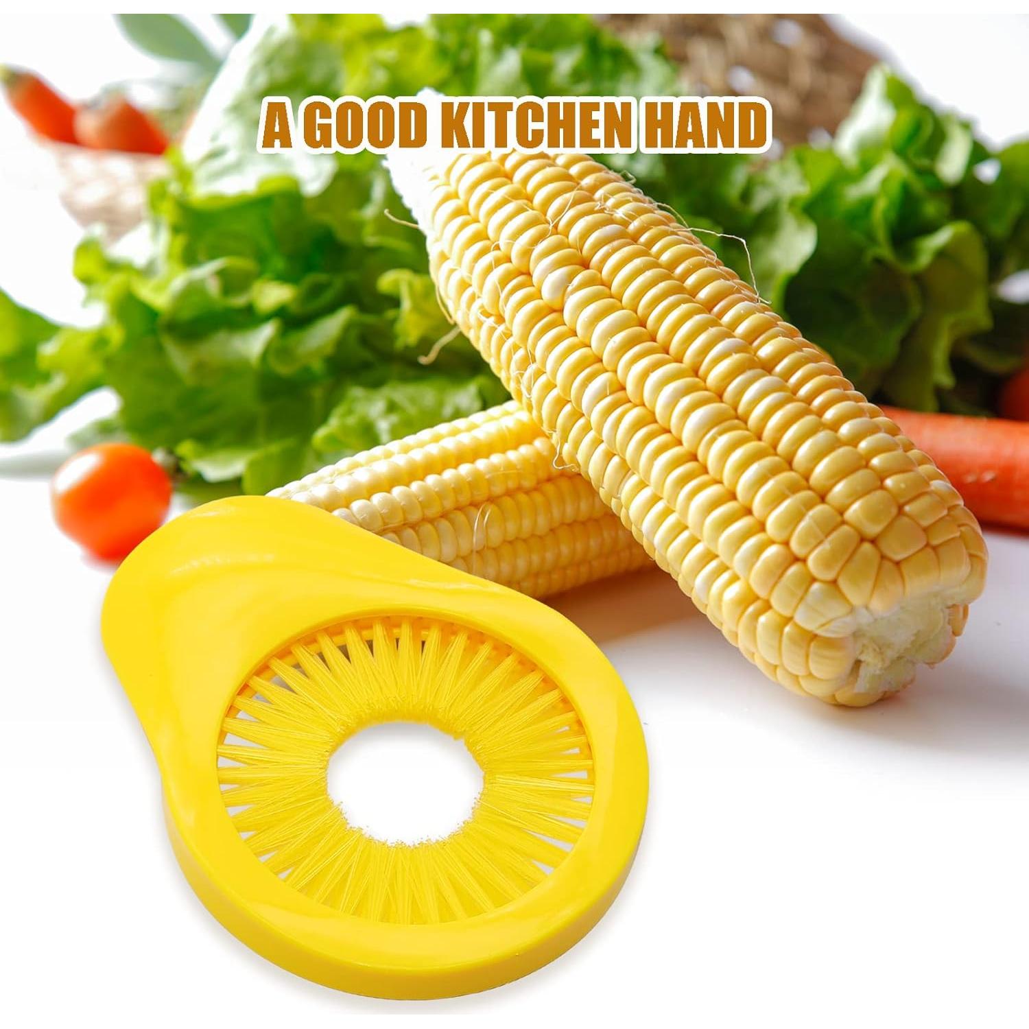 Cepillo de Limpieza de Maíz CCHOME Amarillo 12.5x10 cm