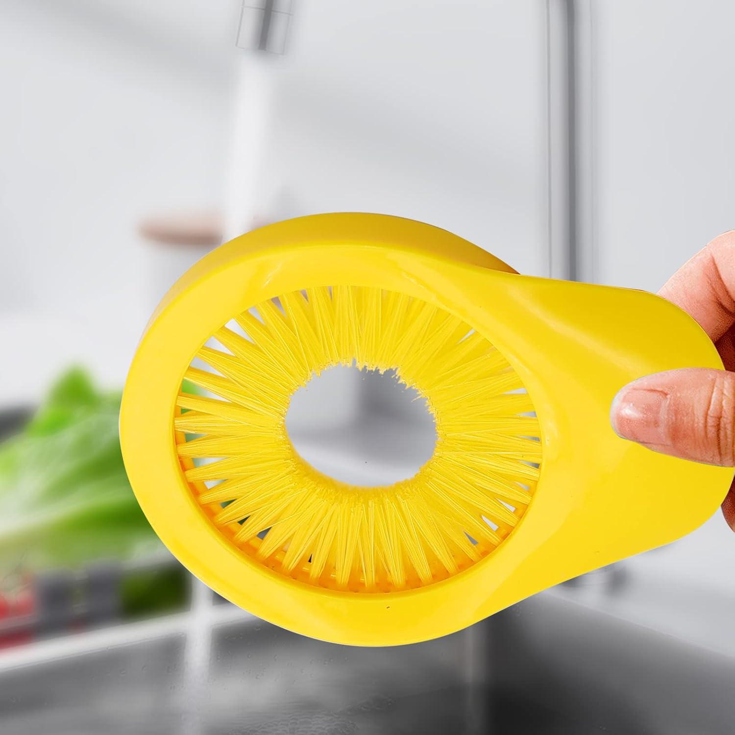 Cepillo de Limpieza de Maíz CCHOME Amarillo 12.5x10 cm