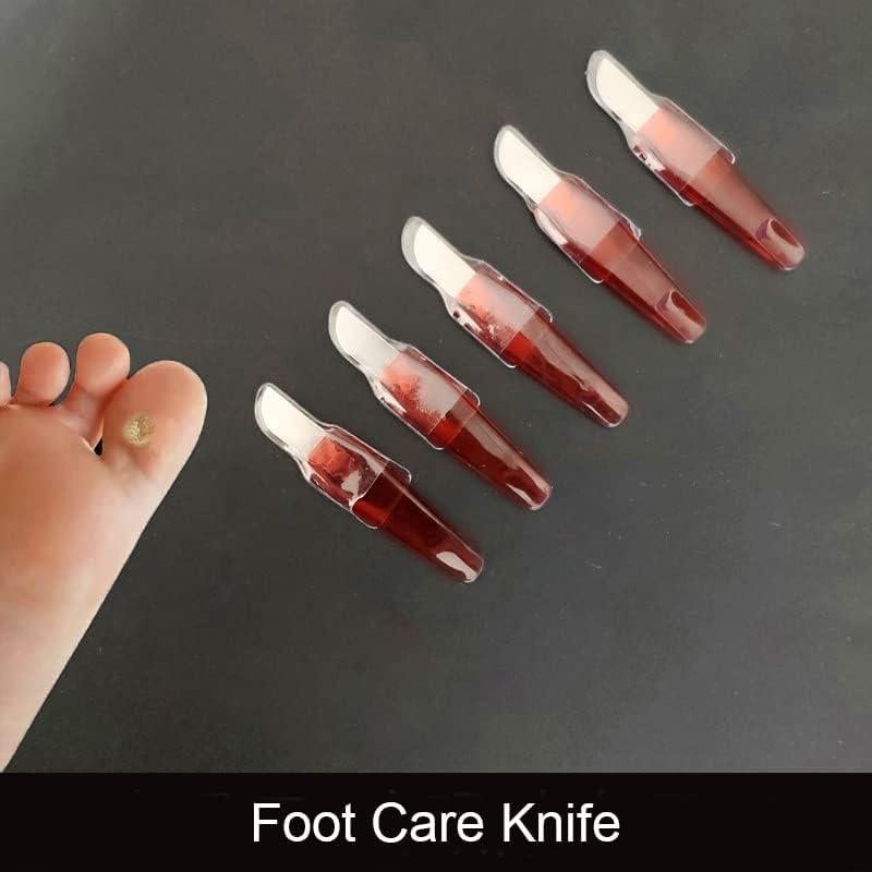 Paquete de 5 Cuchillos de Cuidado de Pies TorSor - Acero Inoxidable