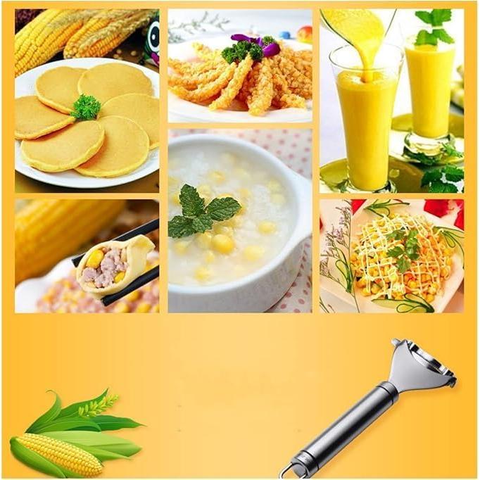 Pelador de Maíz Acero Inoxidable Blue Hope 18 cm