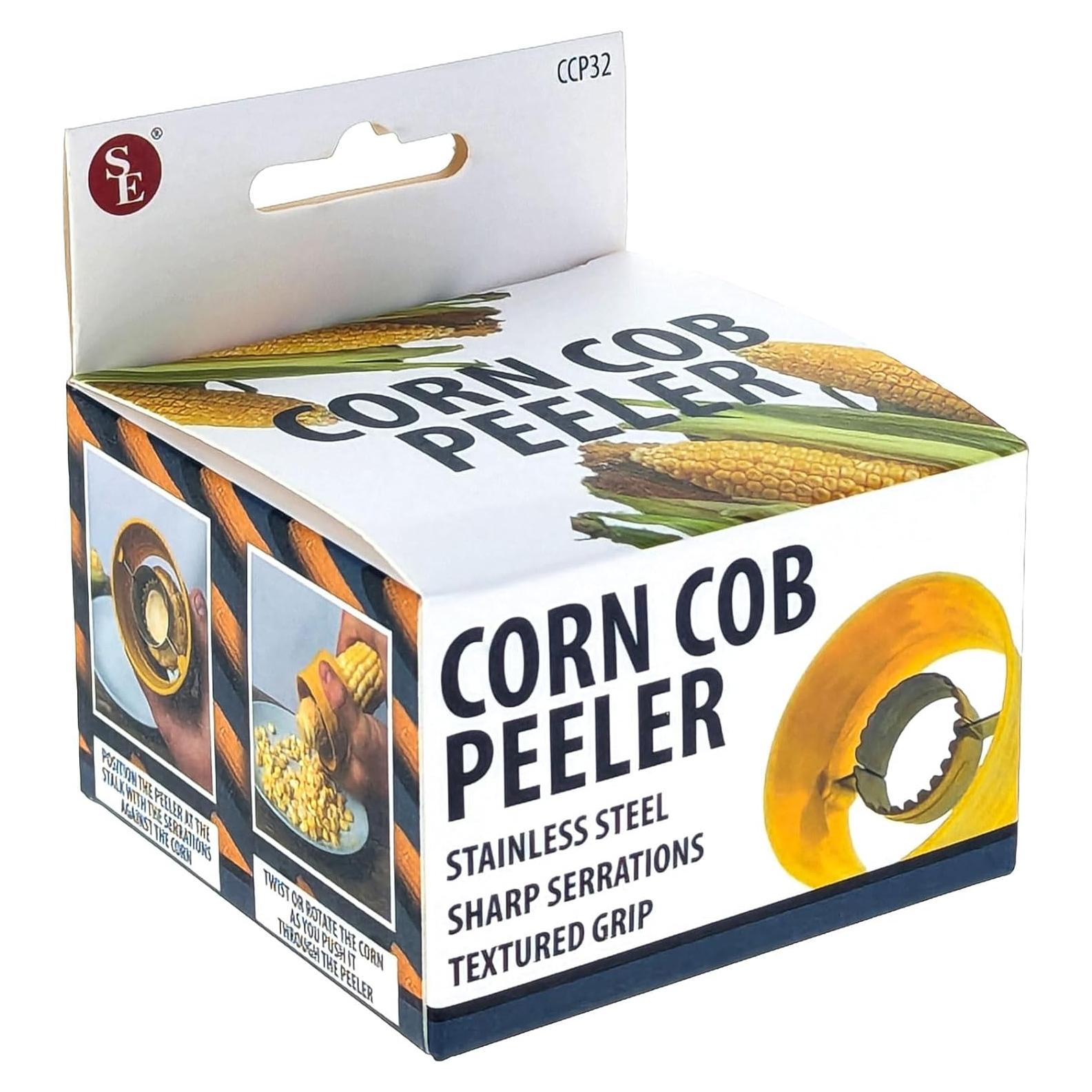 Pelador de Mazorcas de Maíz SE CCP32 Acero Inoxidable Amarillo