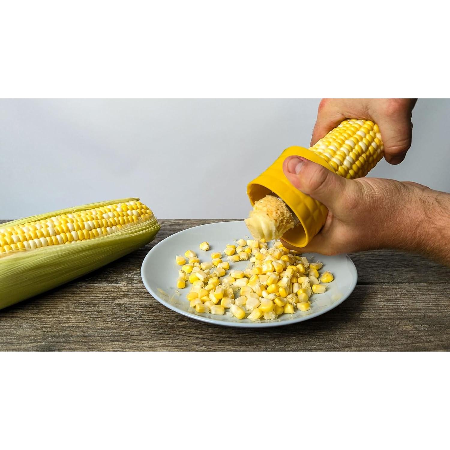 Pelador de Mazorcas de Maíz SE CCP32 Acero Inoxidable Amarillo