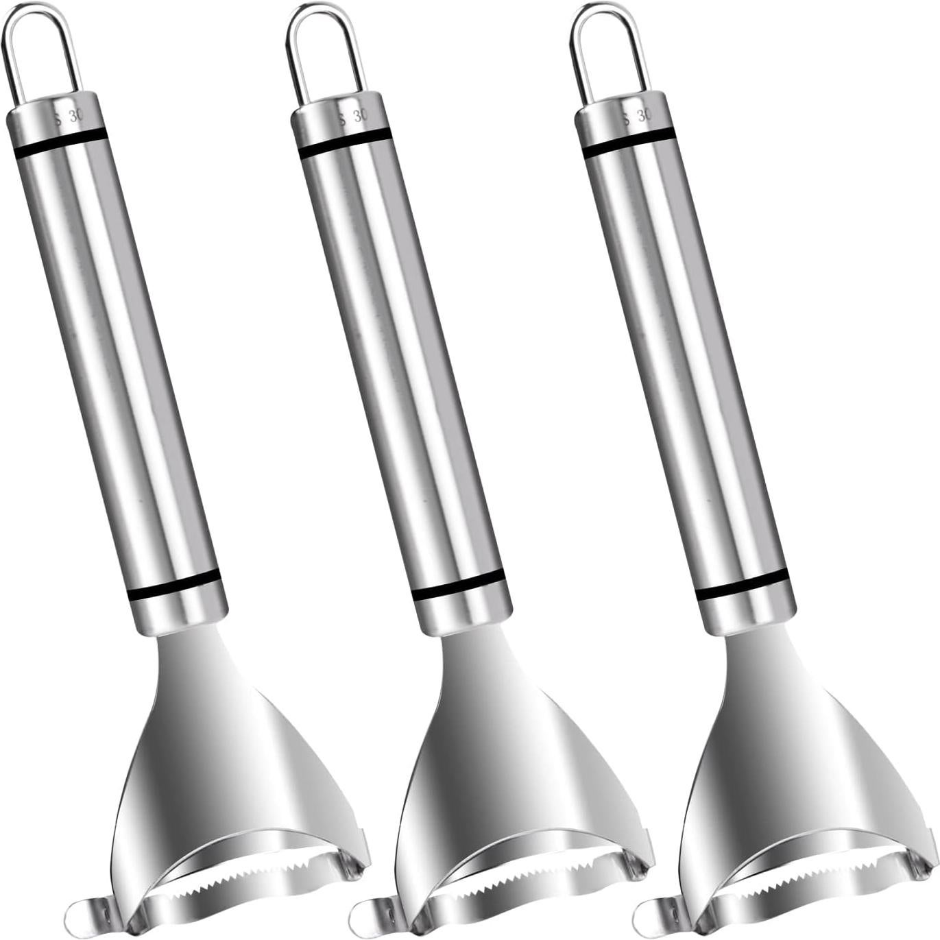 Pelador de Maíz WXJ13 - Acero Inoxidable, 3 Piezas